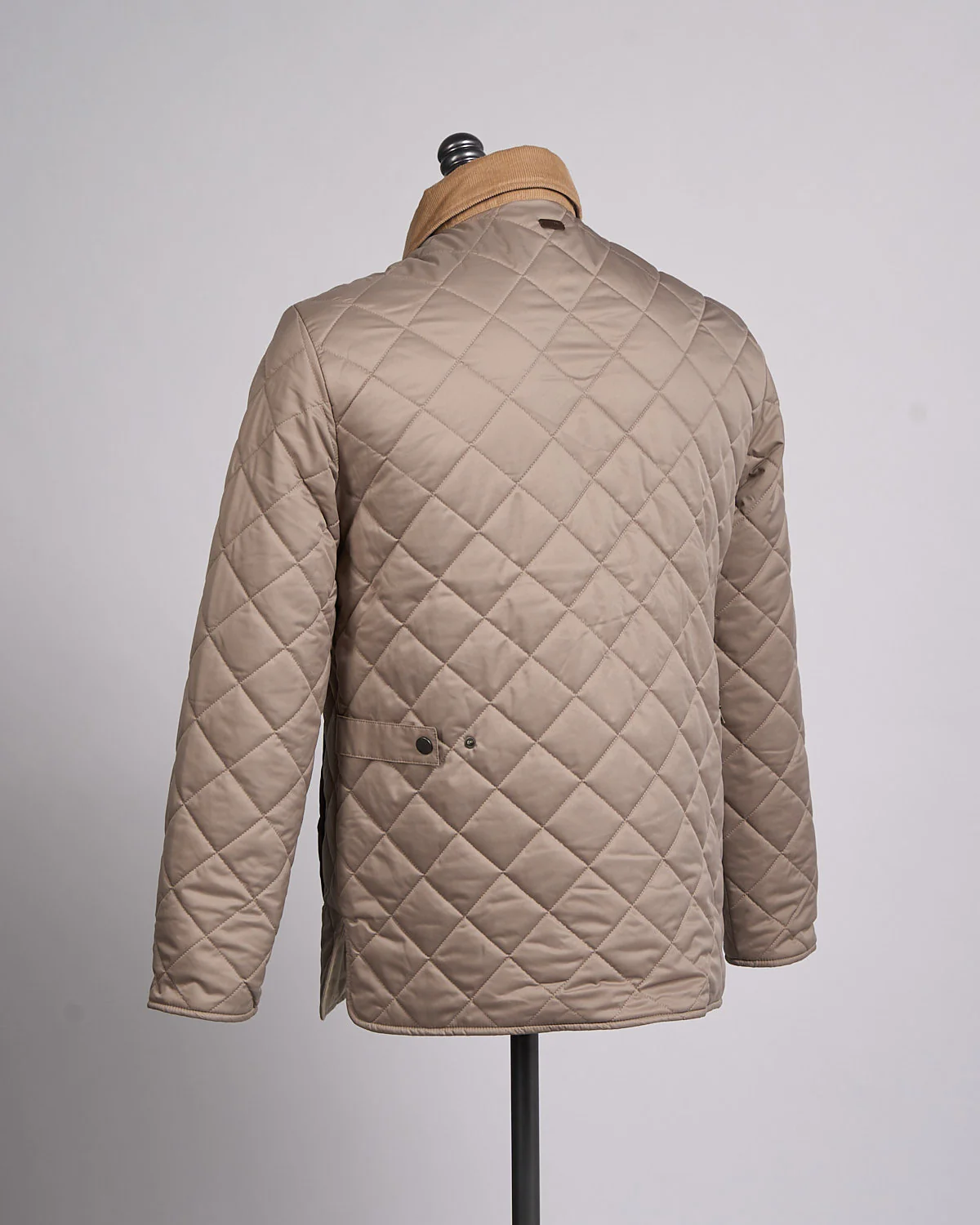 Beige Quilted Shell Jacket - Image 7