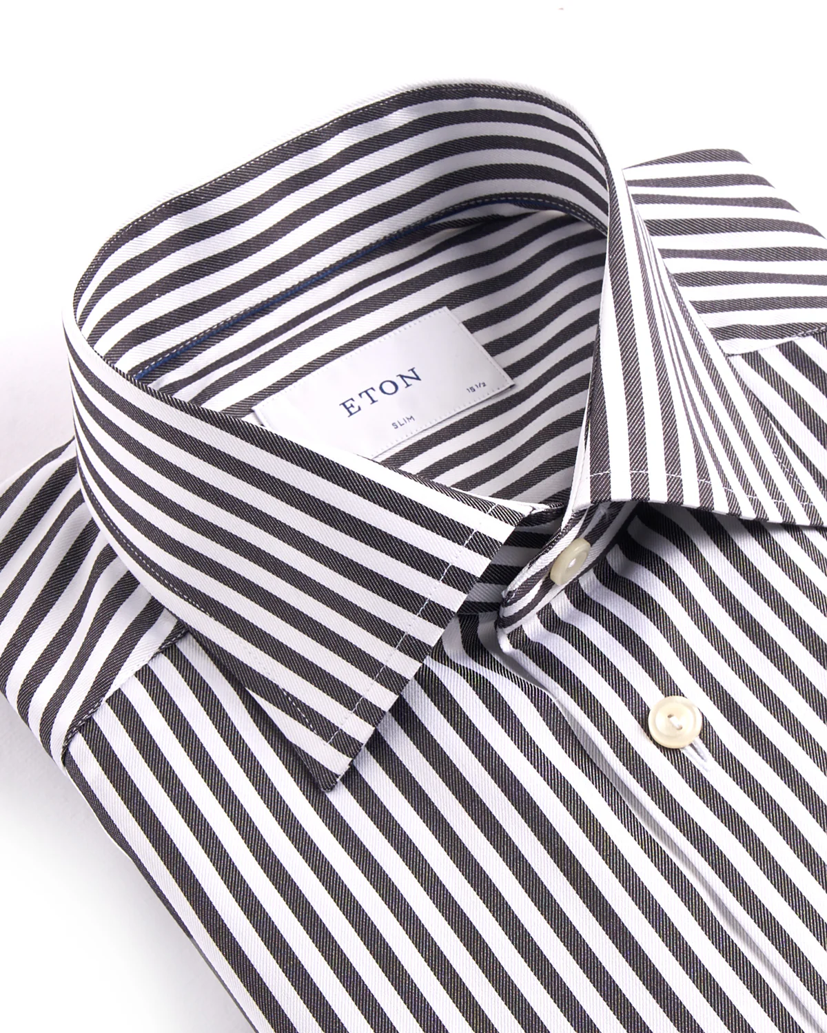 Bengal Striped Slim Fit Twill Shirt - Image 2