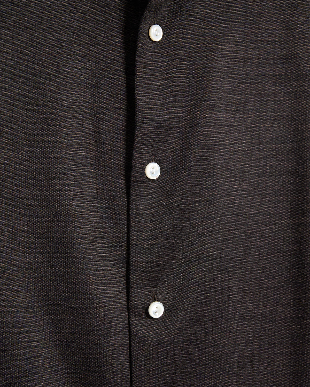 Brown Merino Jersey Contemporary Shirt - Image 5