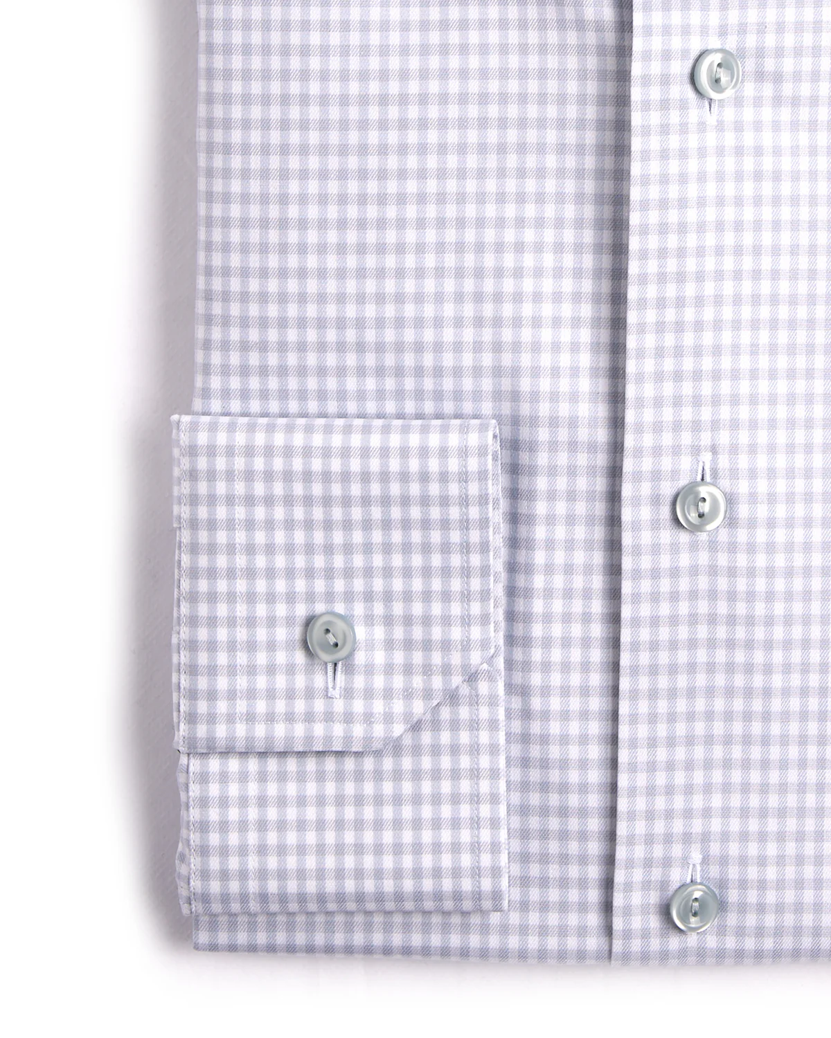 Check Cotton Tencel Slim Shirt - Image 3