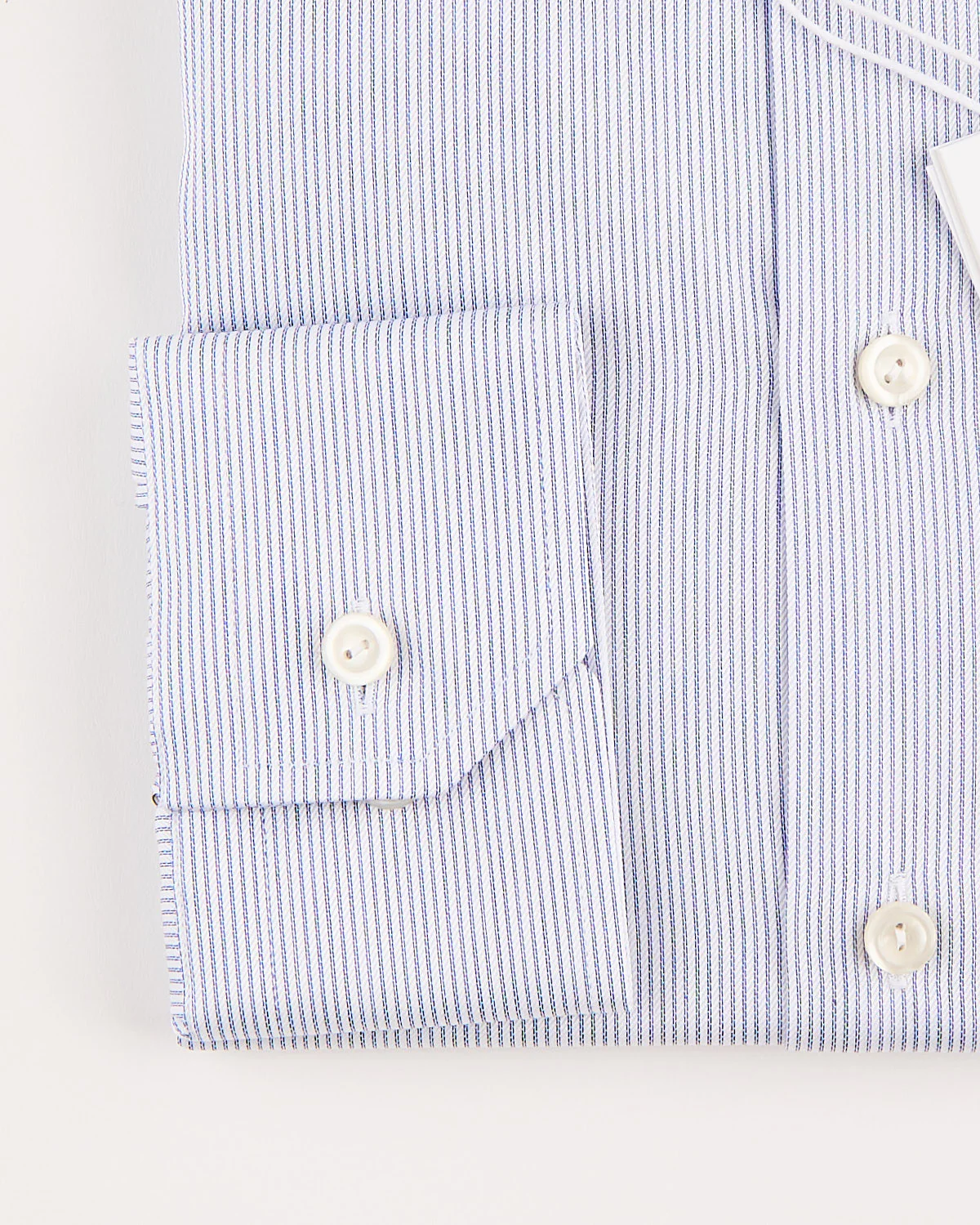 Contemporary Cutaway Fine Striped Twill Shirt - Image 3