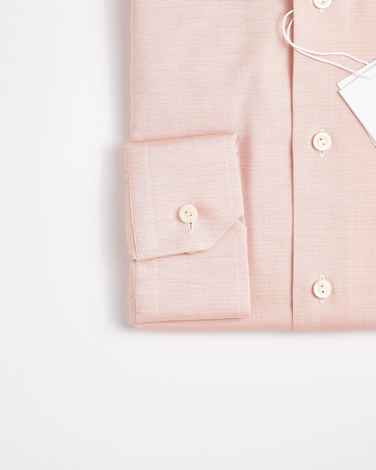 Contemporary Orange Solid Wrinkle Free Oxford - Image 3