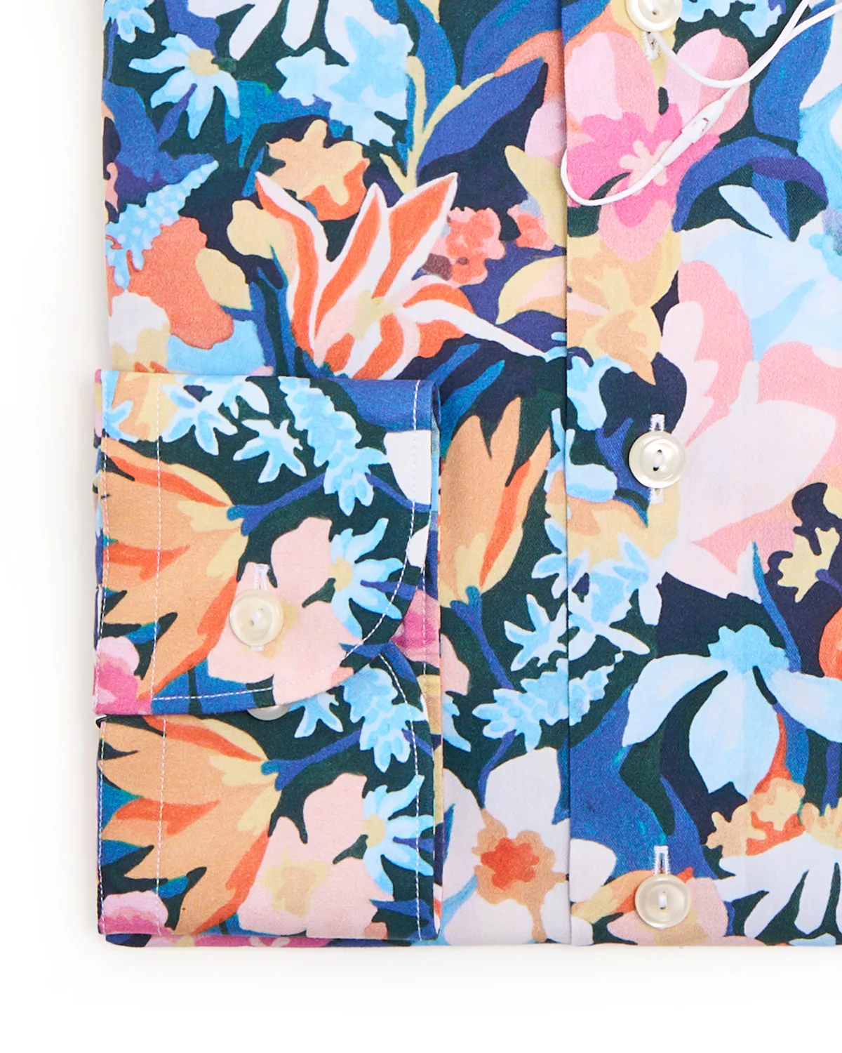 Floral Cotton Tencel Contemporary Shirt - Image 6