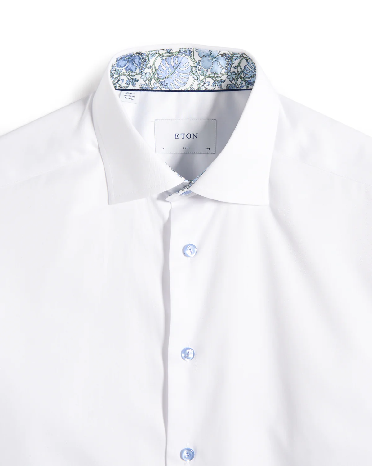 Floral Effect Signature Twill Slim Shirt - Image 2