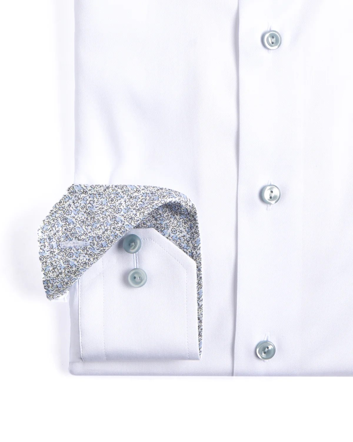 Floral Trim Signature Twill Contemporary Shirt - Image 3