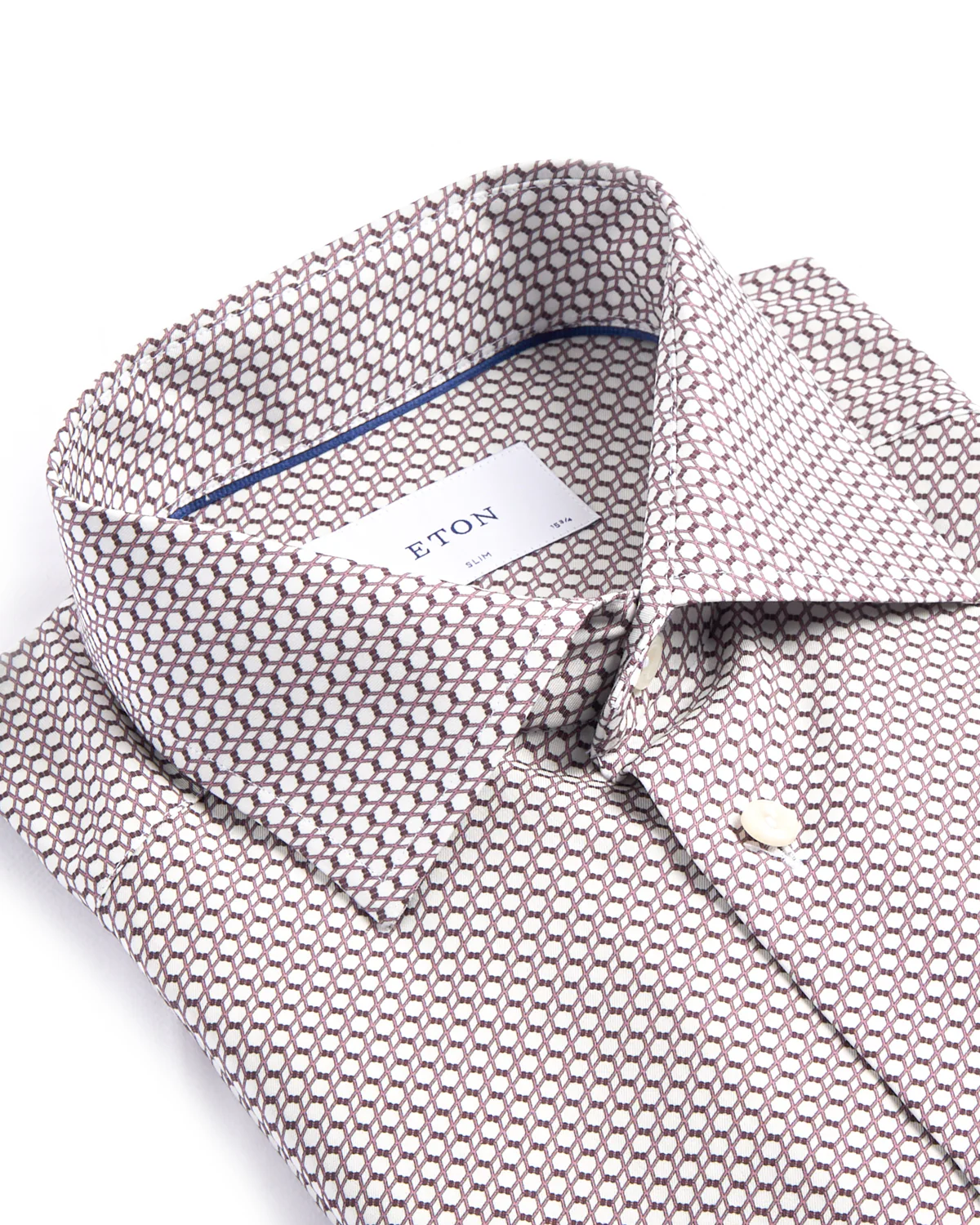 Geometric Print Slim Shirt - Image 2
