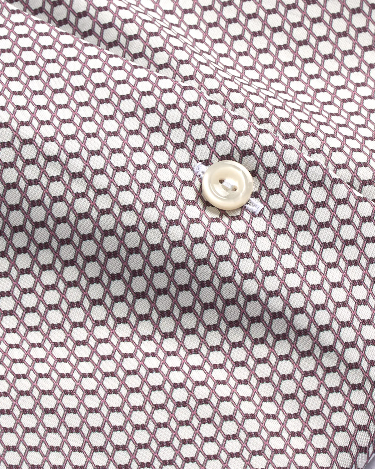 Geometric Print Slim Shirt - Image 4