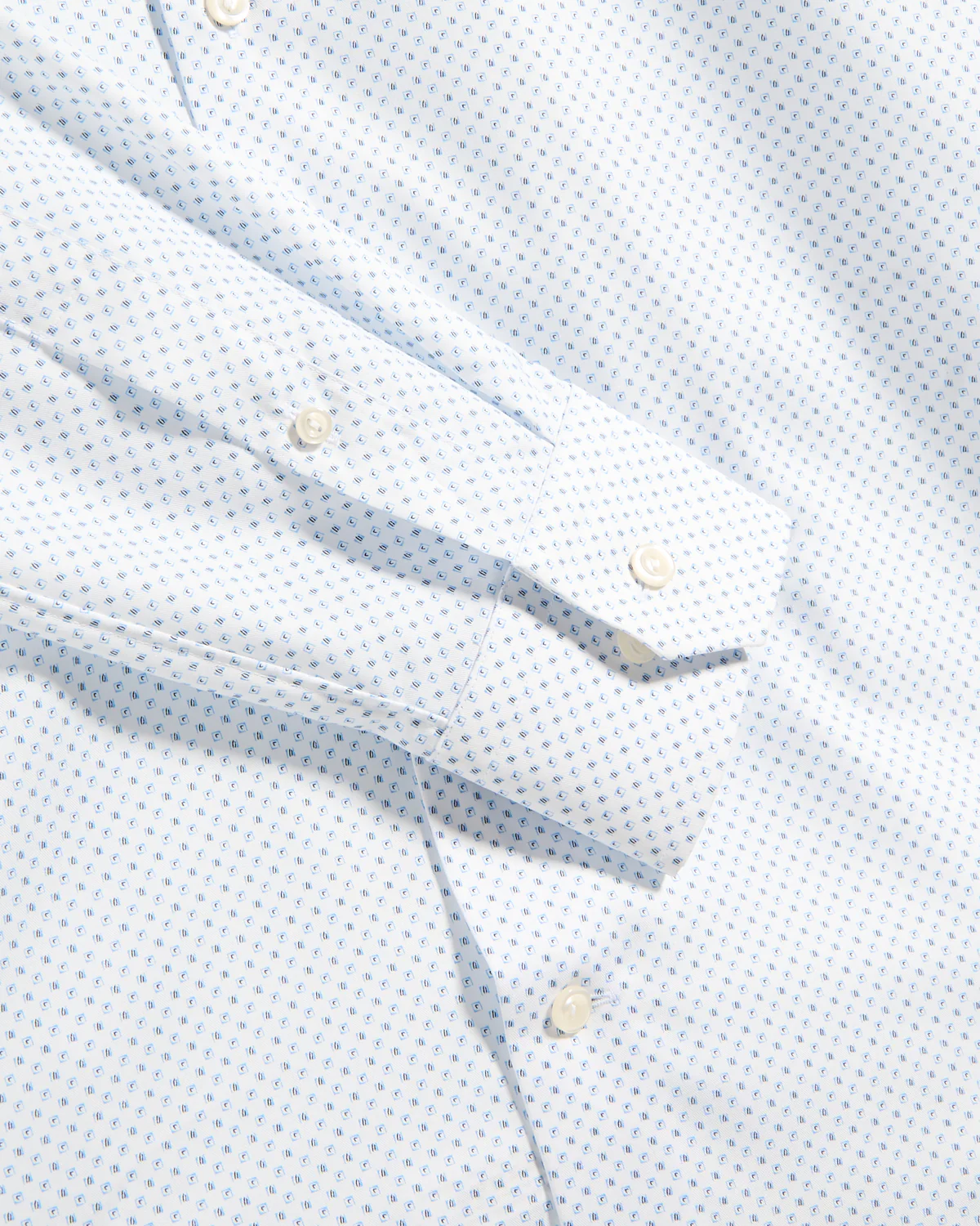 Geometric Print Slim Shirt - Image 3