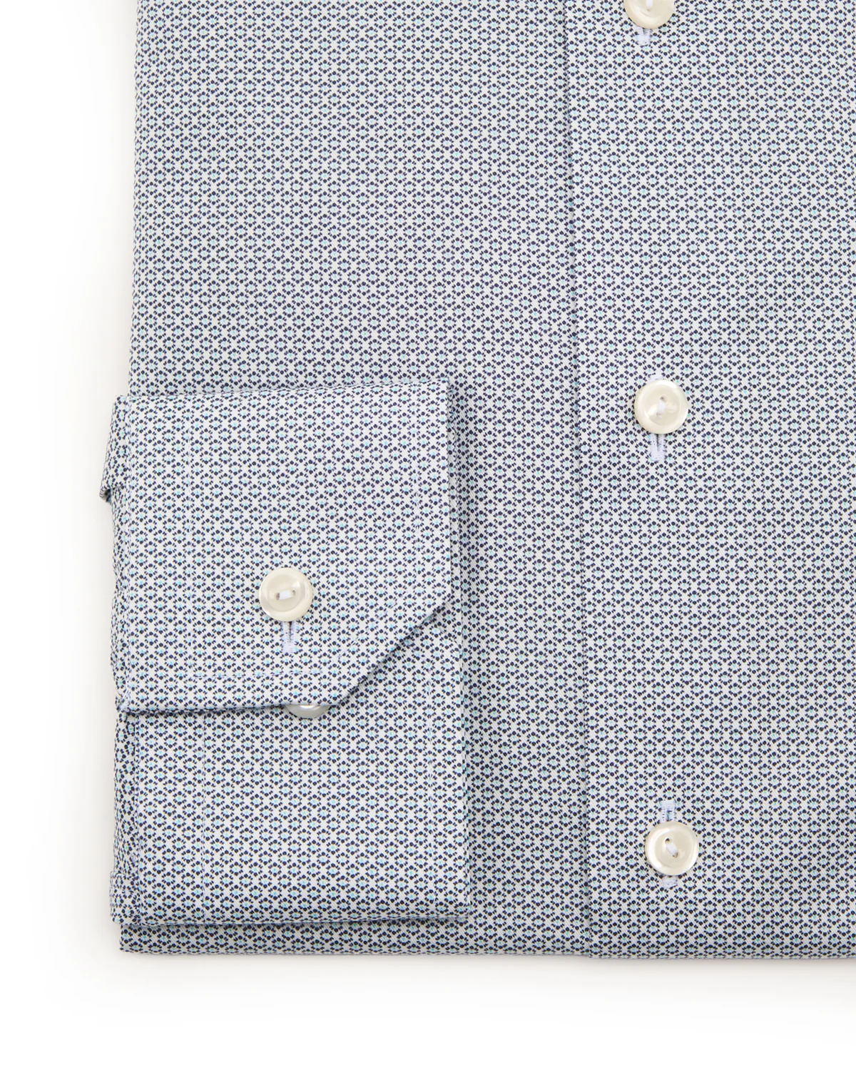 Geometric Slim Signature Twill Shirt - Image 3