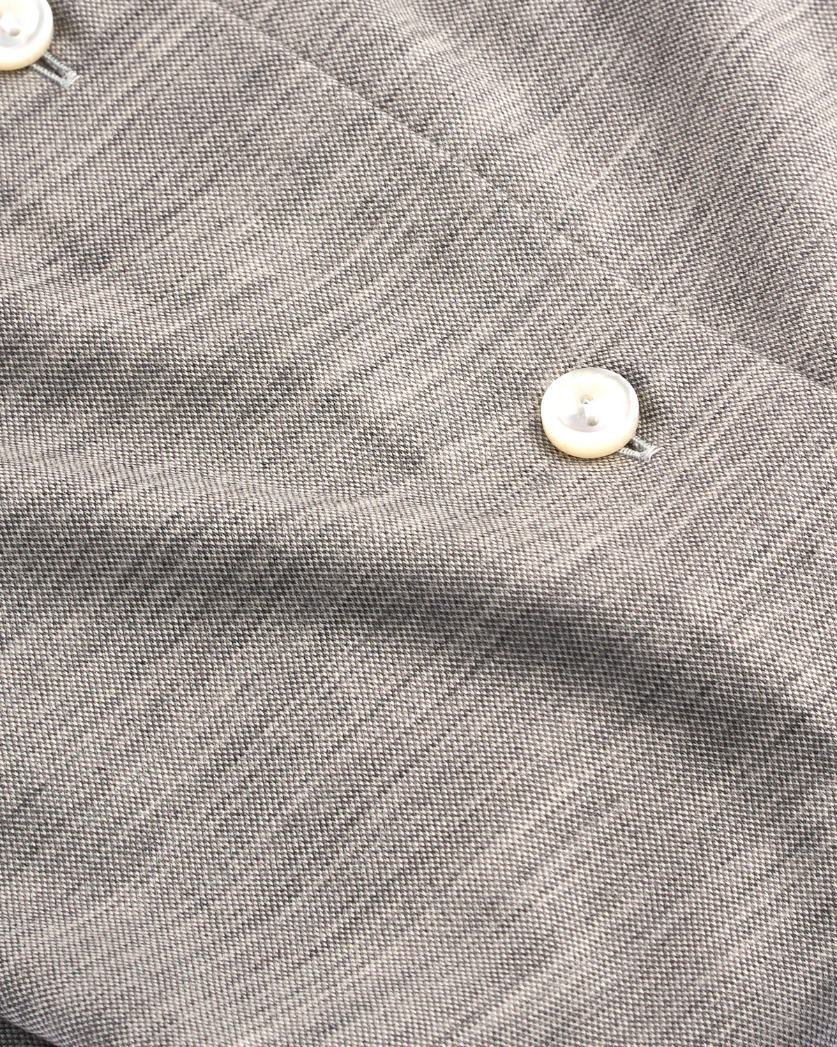 Grey Merino Slim Jersey Shirt - Image 4