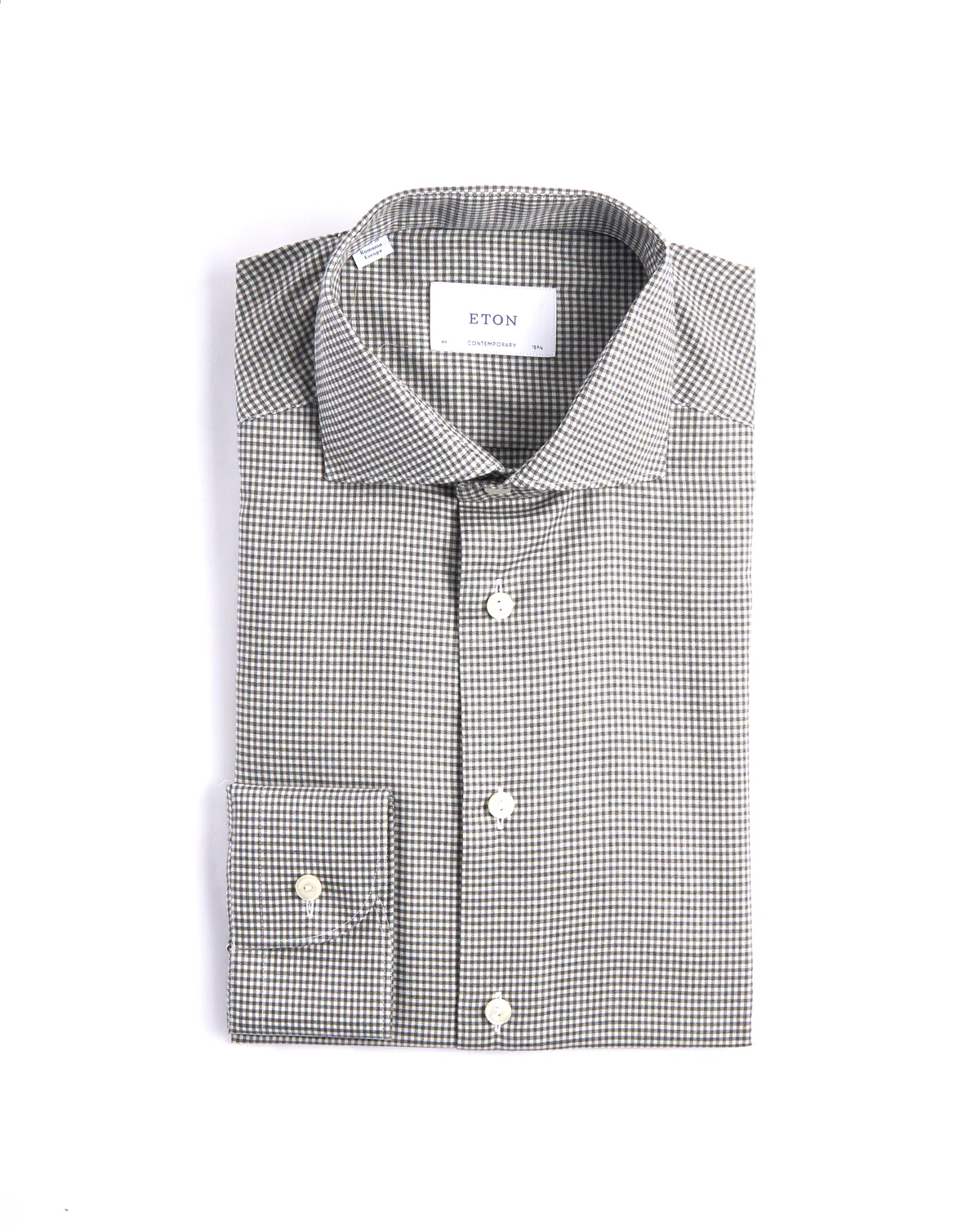 Mini Check Contemporary Flannel Shirt