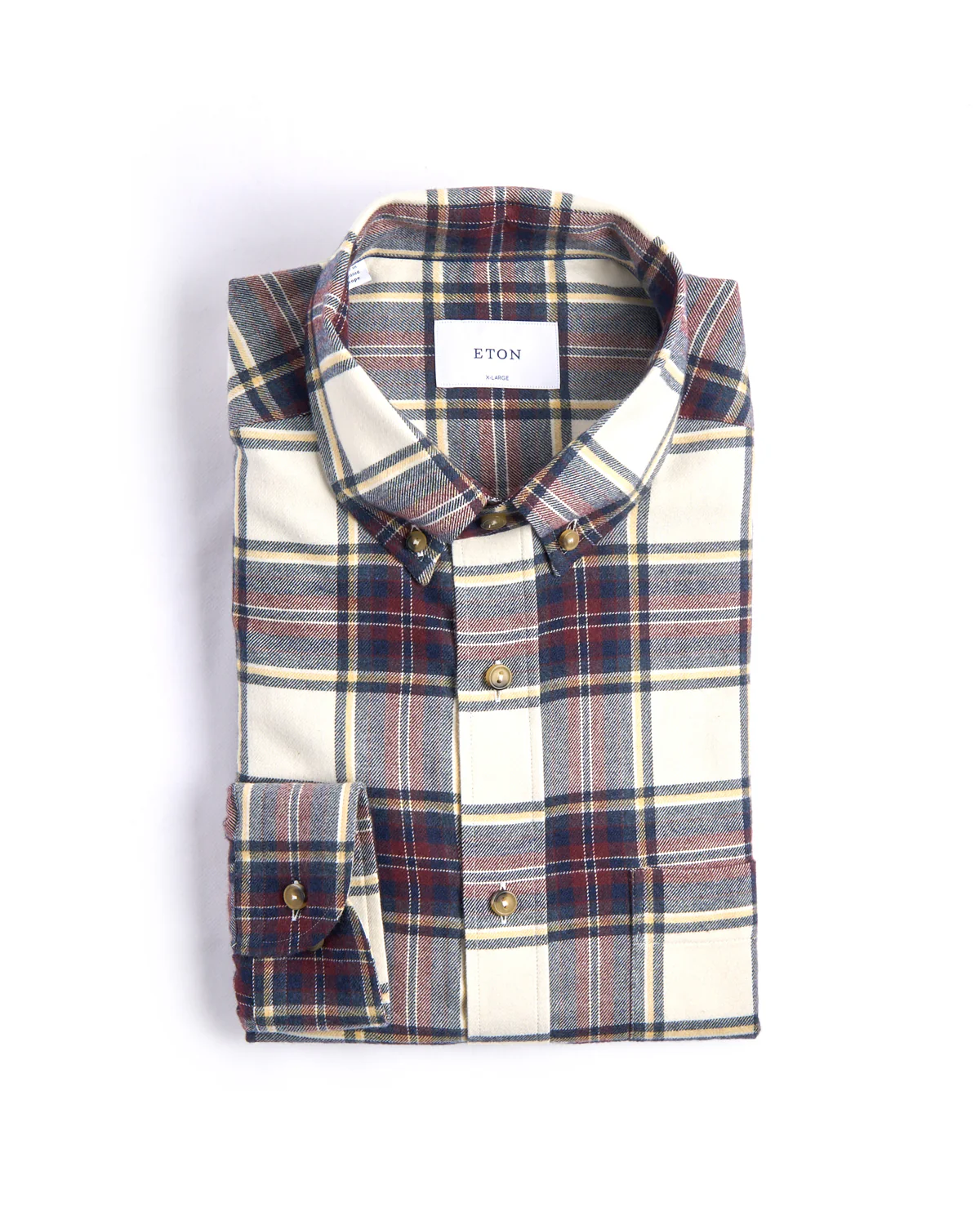 Plaid Flannel Casual Fit Shirt - Image 2