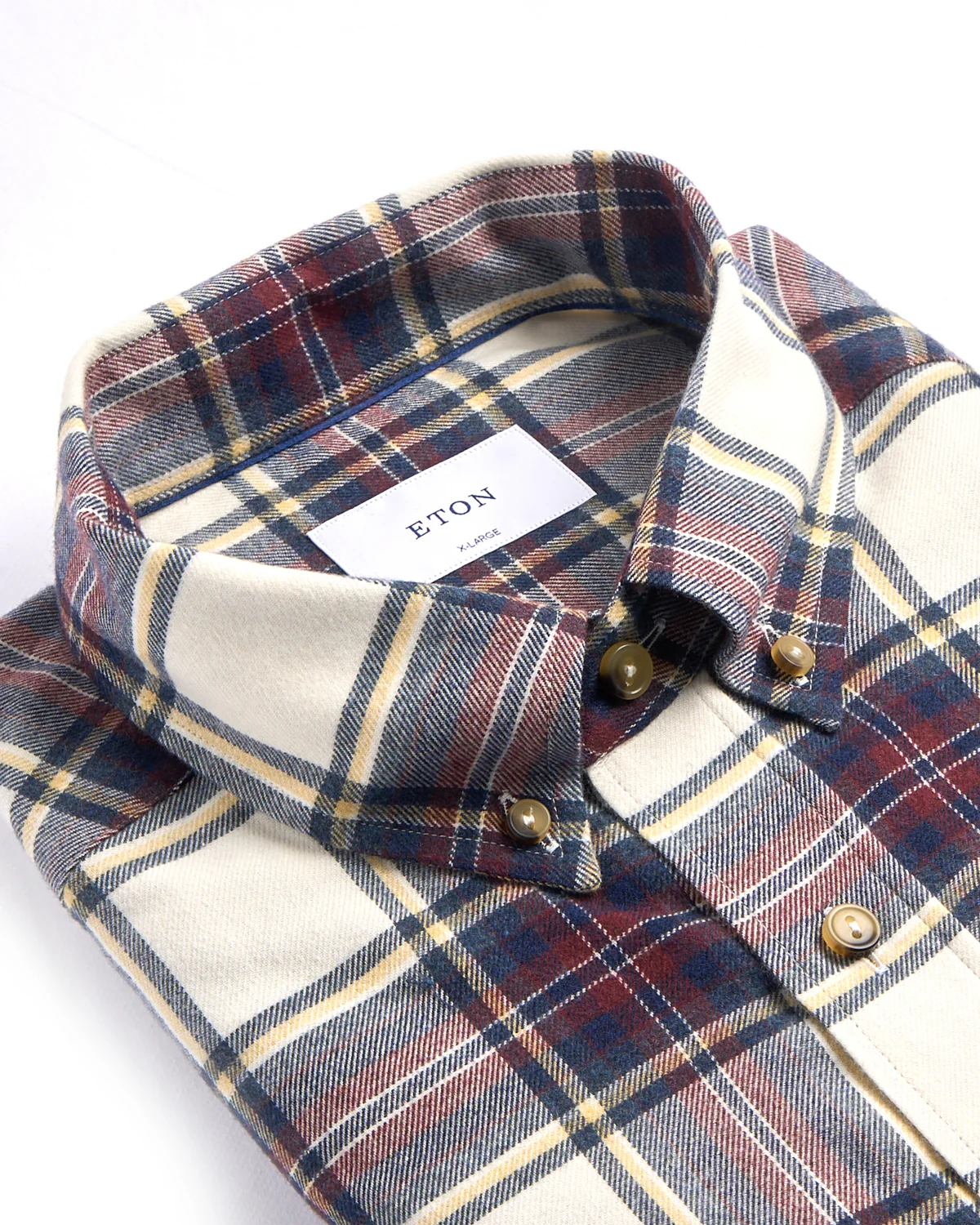 Plaid Flannel Casual Fit Shirt - Image 3