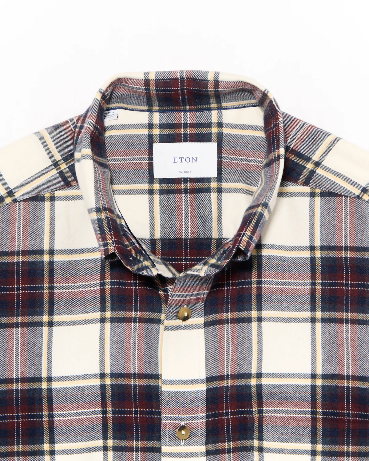 Plaid Flannel Casual Fit Shirt - Image 8