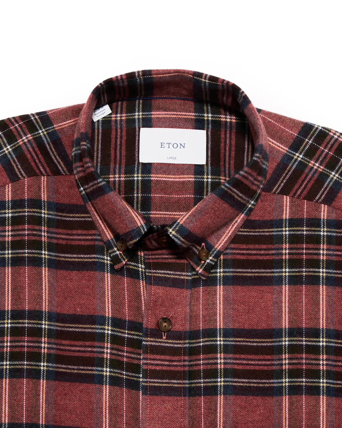 Plaid Flannel Casual Fit Shirt - Image 8