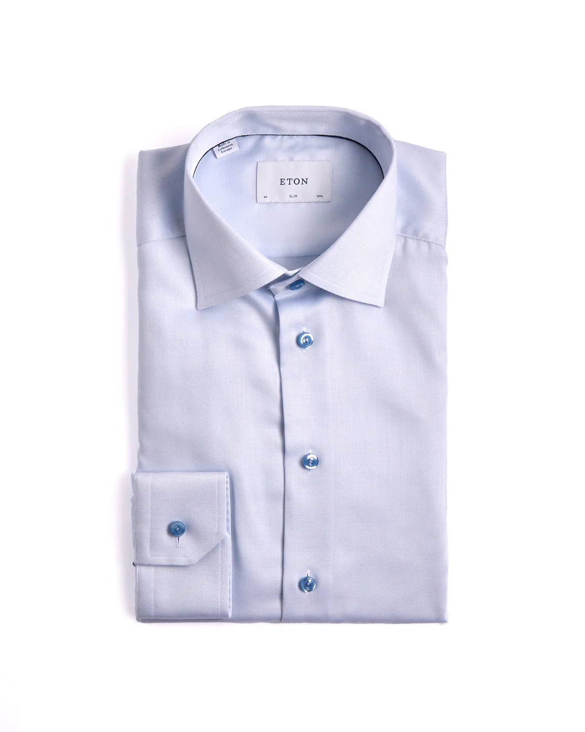 Semi Solid Twill Slim Shirt