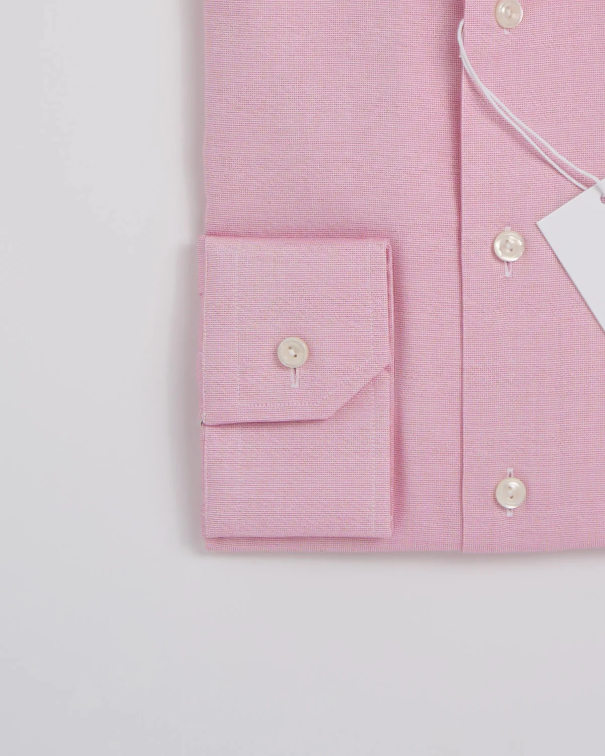 Slim Pink Solid Wrinkle Free Oxford - Image 2