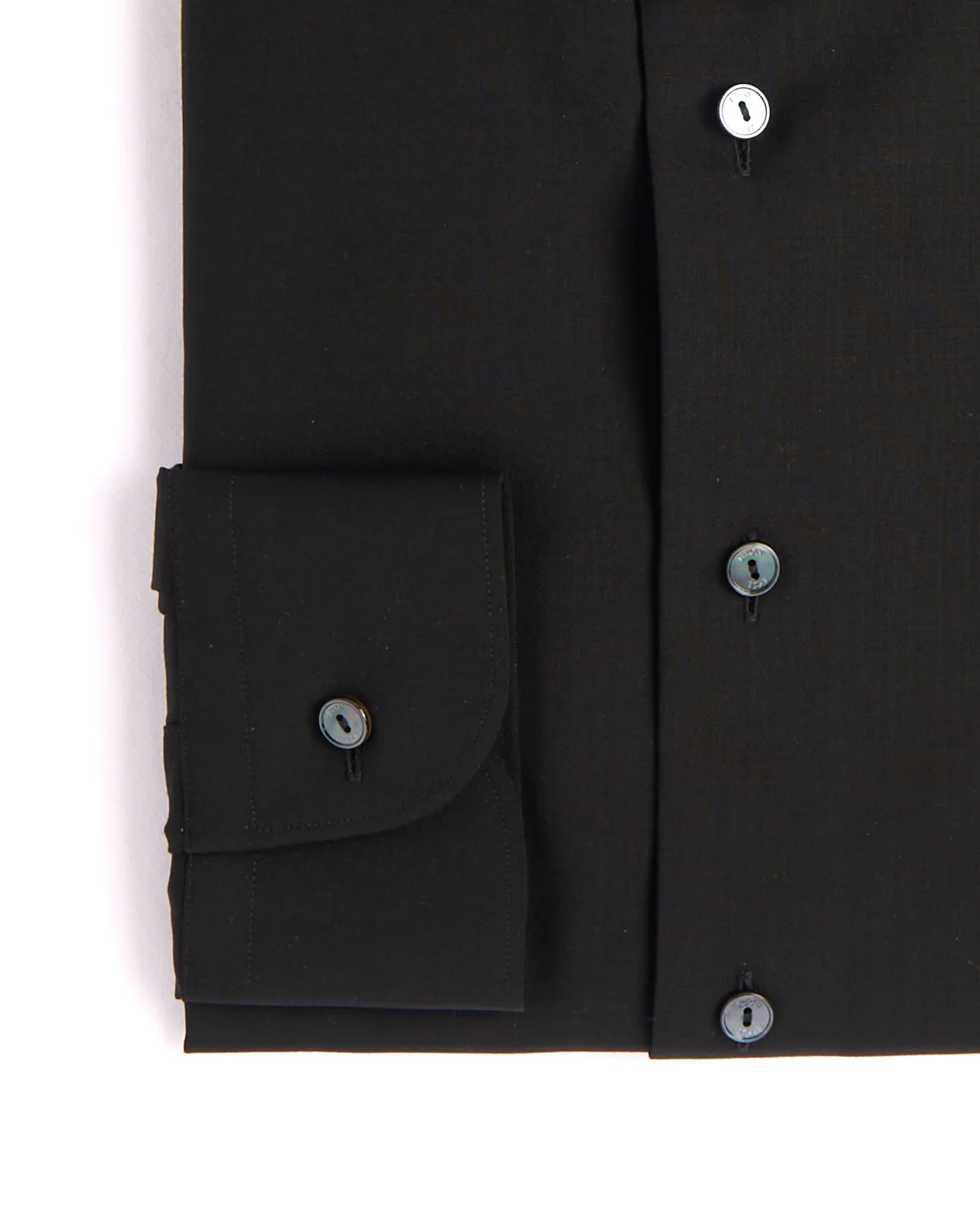 Solid Merino Wide Spread Contemporary Shirt - Image 3