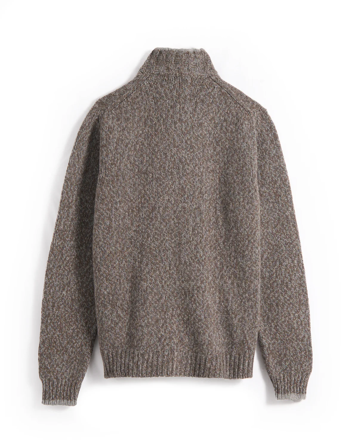 Baby Alpaca Melange Full Zip Cardigan - Image 3