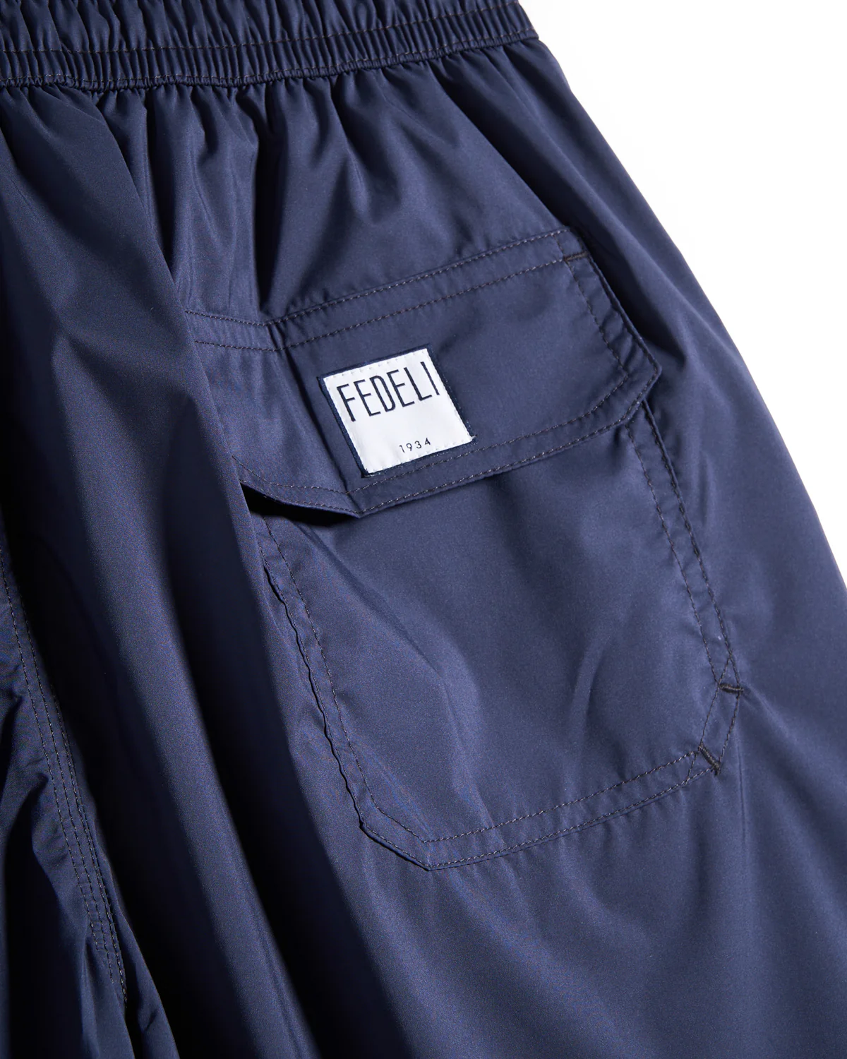 Positano Navy Swim Trunks - Image 4