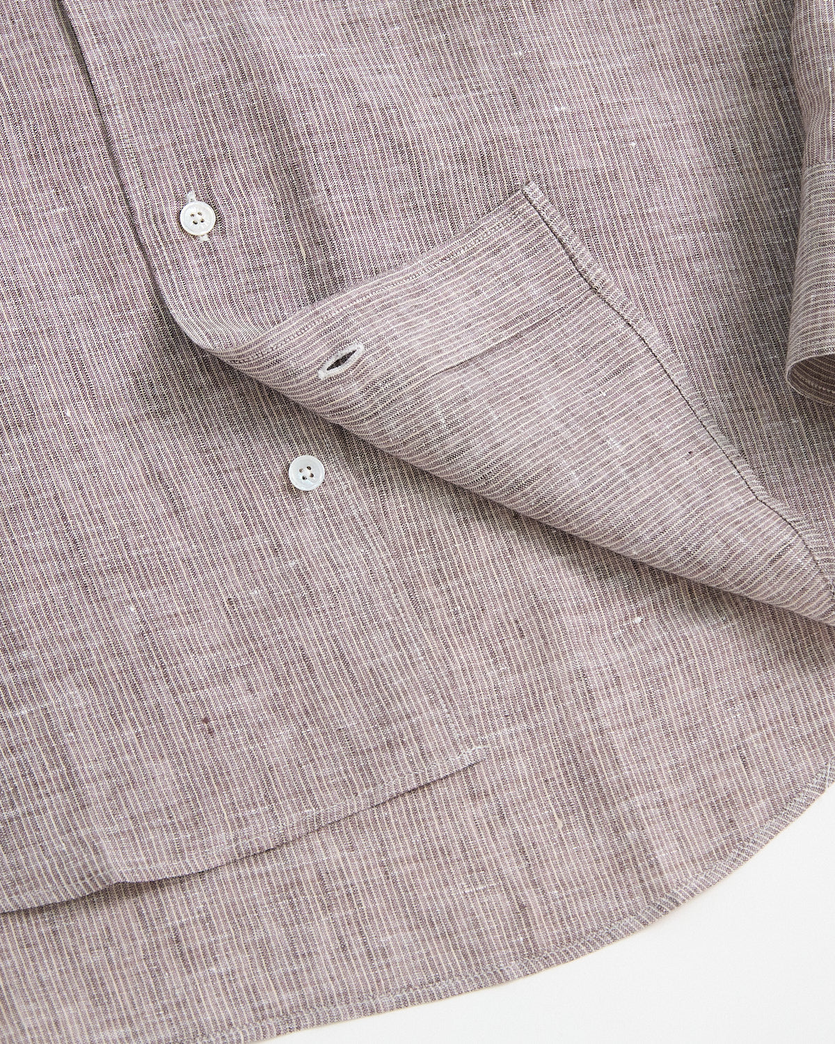 Solid Linen Shirt - Image 6