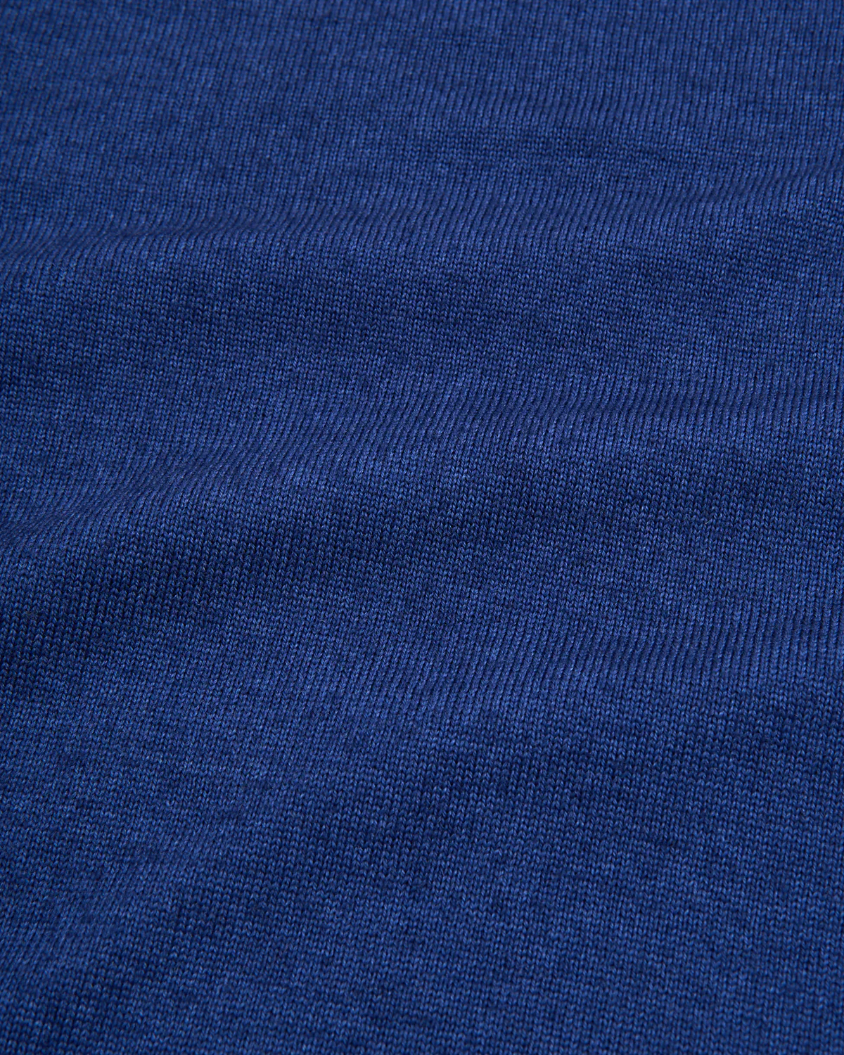Blue 12 Gauge Quarter Zip Frosted Garment Dyed Wool Sweater - Image 6