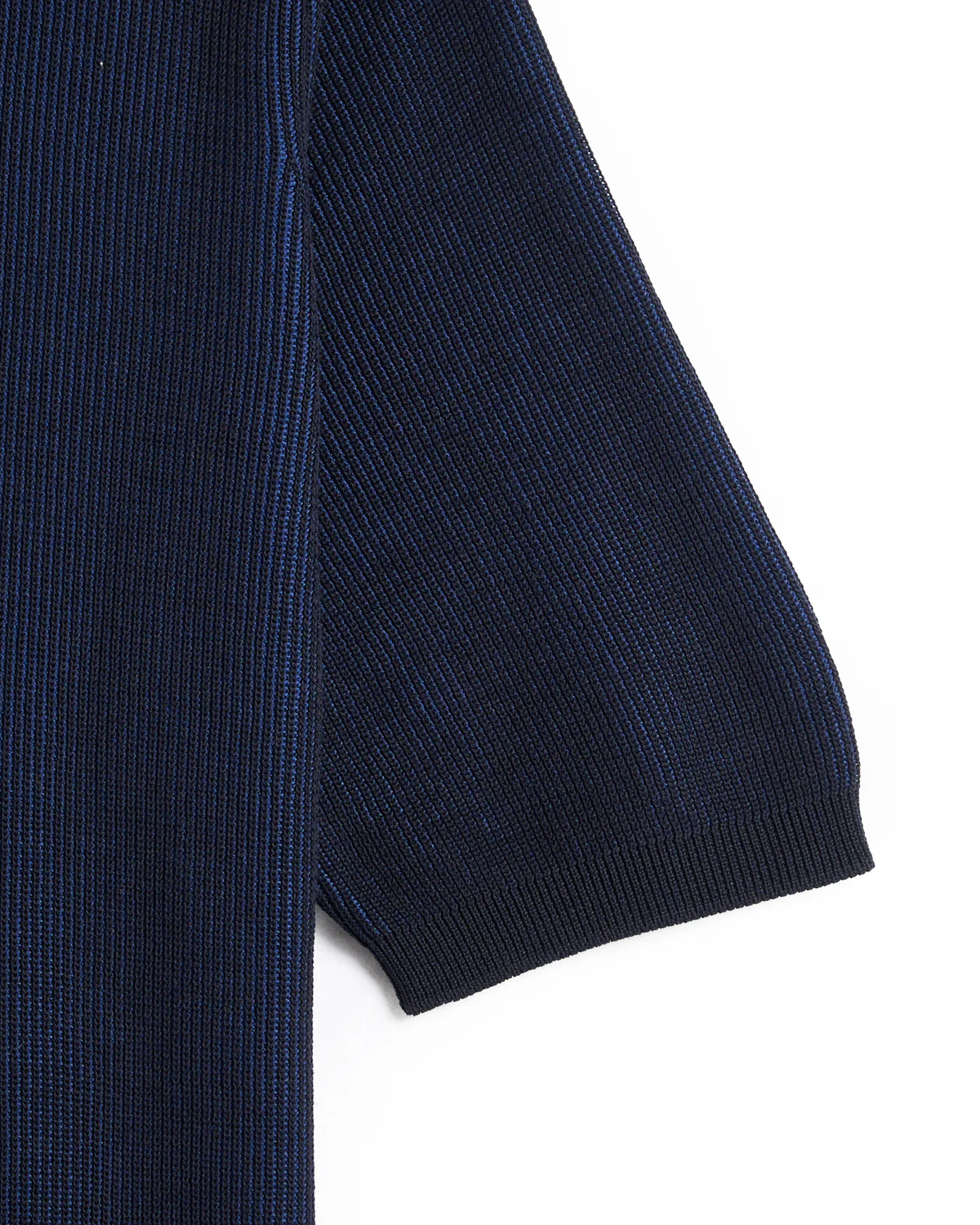 Two Tone Ribbed Polo - Image 4