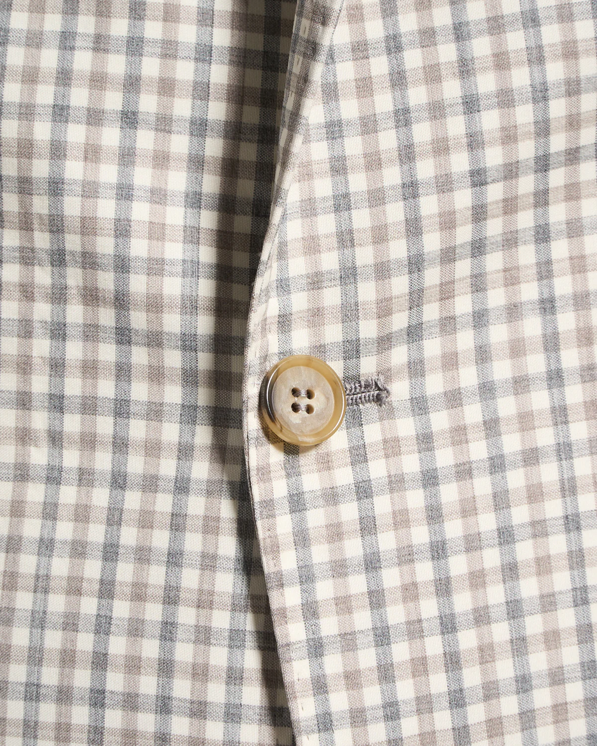 Salina Wool & Cashmere Gingham Neopolitan Jacket - Image 6