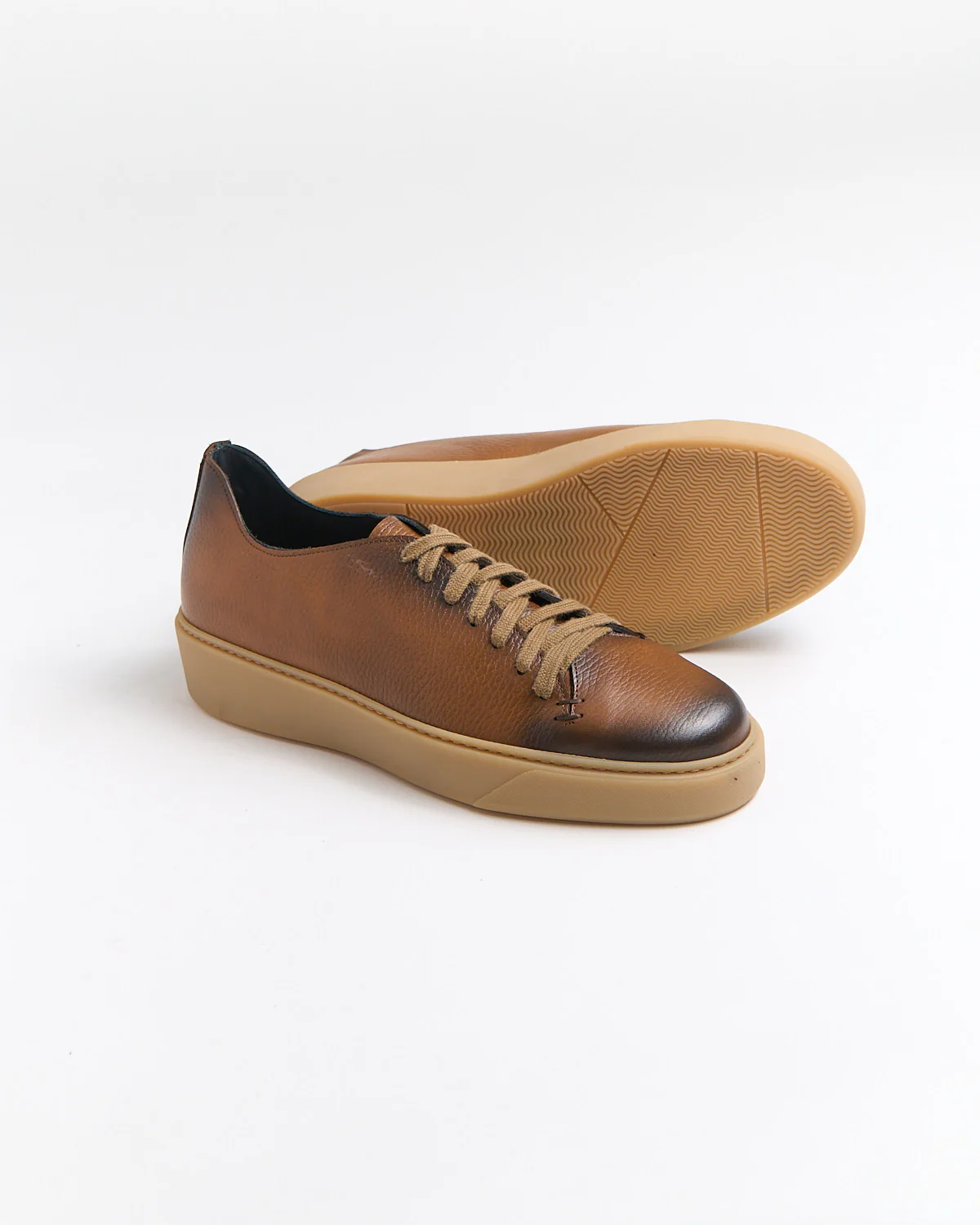 Bottalato Gum Sole Soft Leather Sneakers