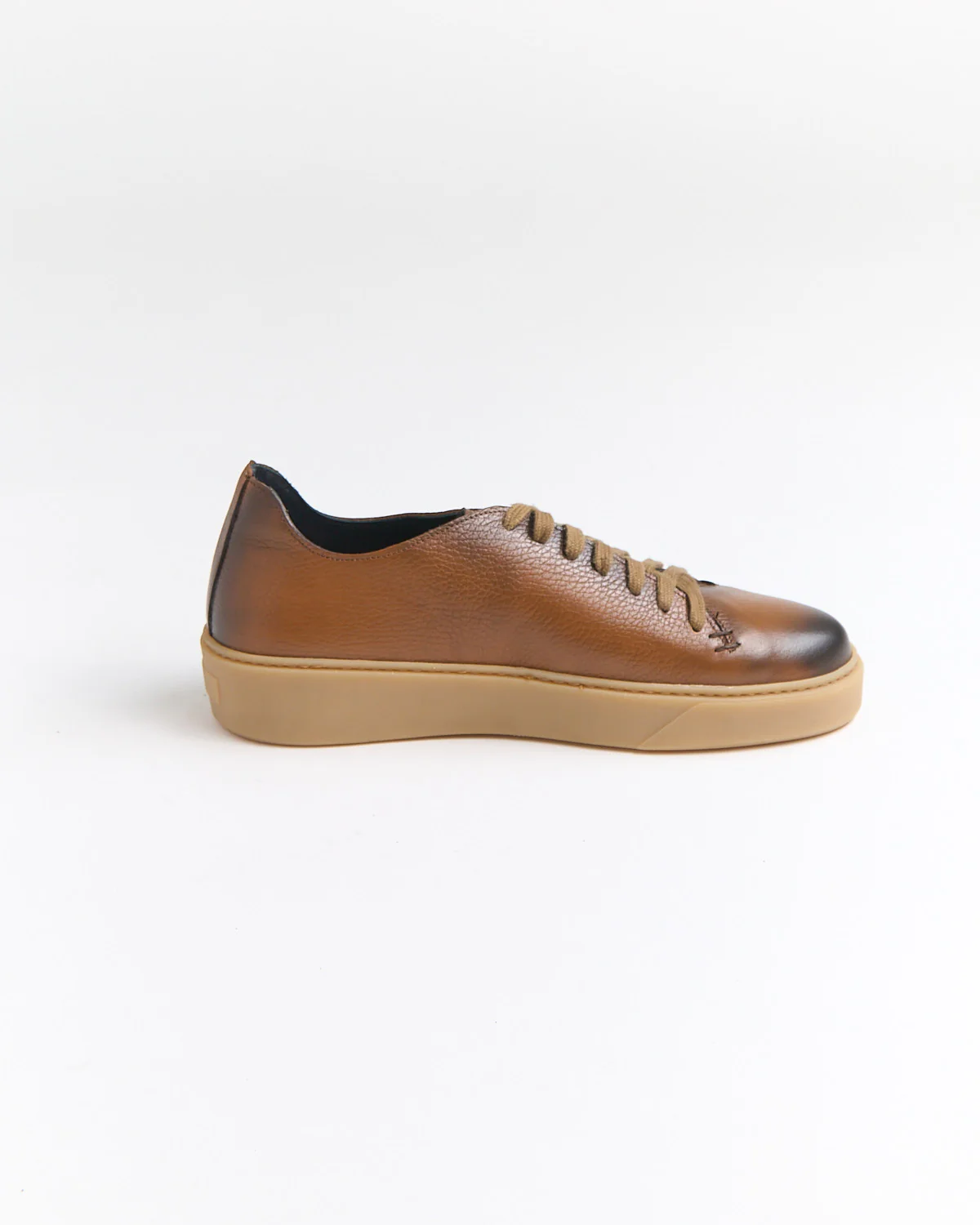 Bottalato Gum Sole Soft Leather Sneakers - Image 4