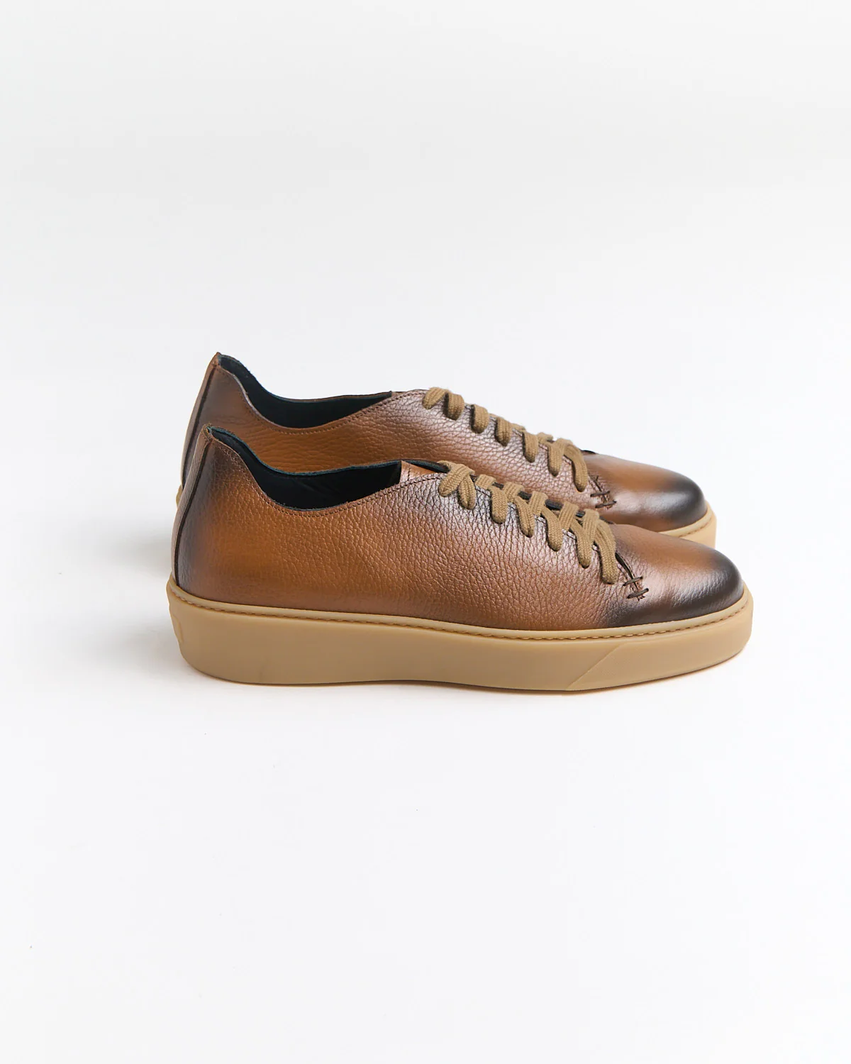 Bottalato Gum Sole Soft Leather Sneakers - Image 5