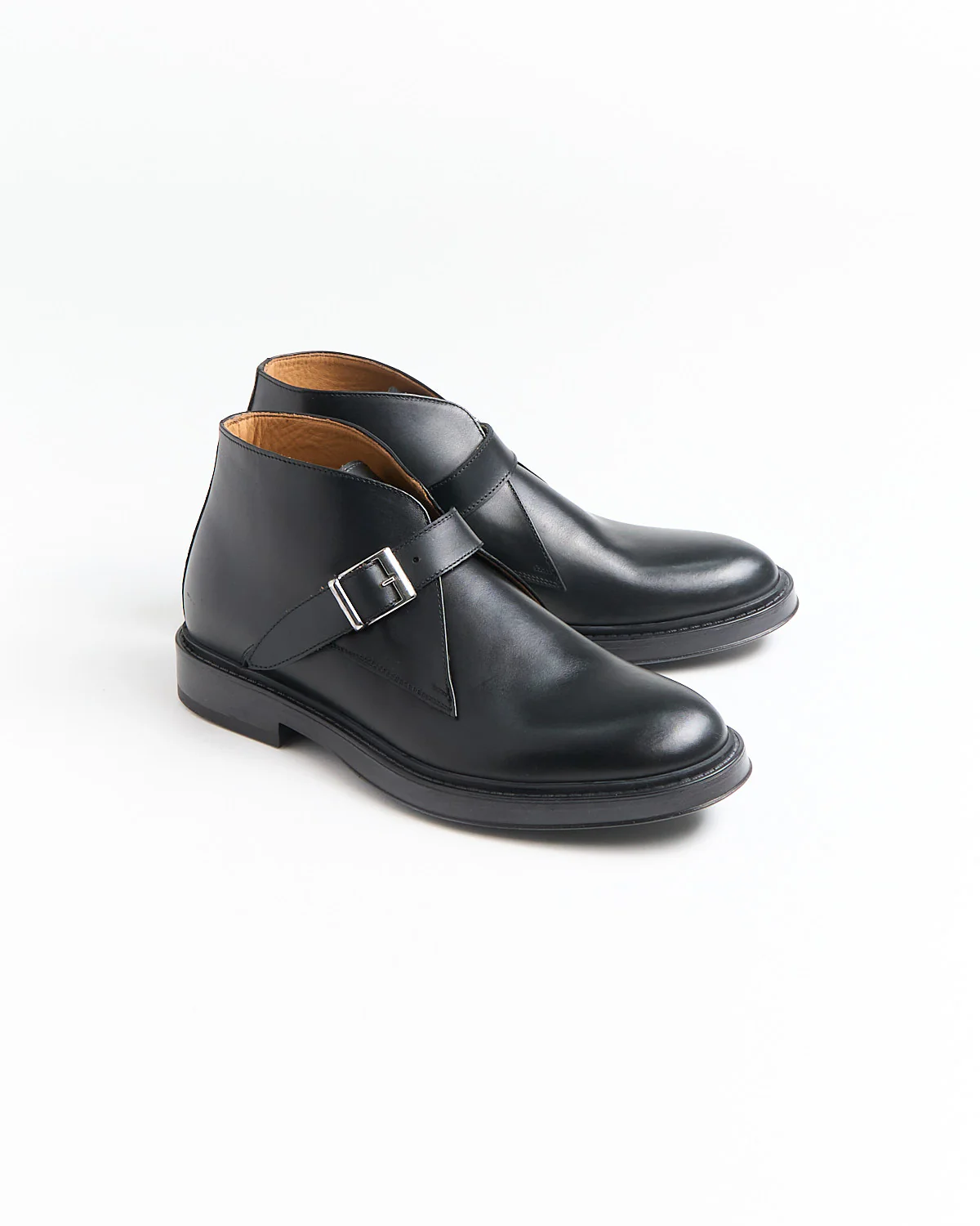 Monk Strap Leather Chukkas - Image 3