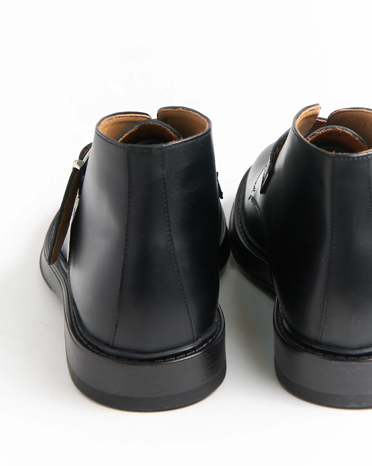 Monk Strap Leather Chukkas - Image 6
