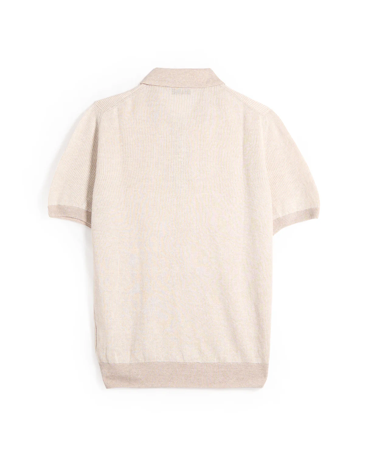 Cotton & Linen Summer 1/4 Zip Polo - Image 3