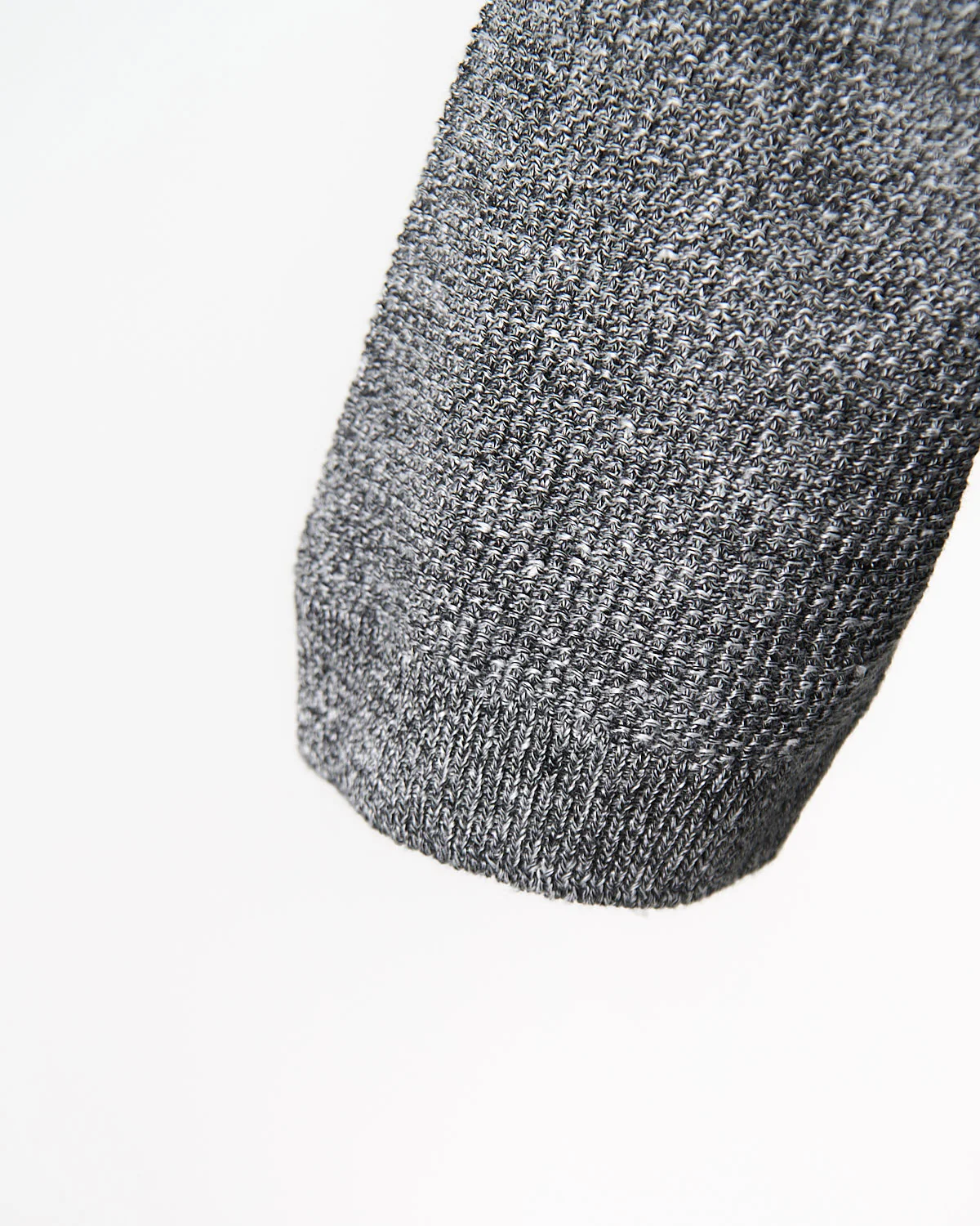 Linen & Cotton Popcorn Stitch Johnny Collar Polo - Image 5