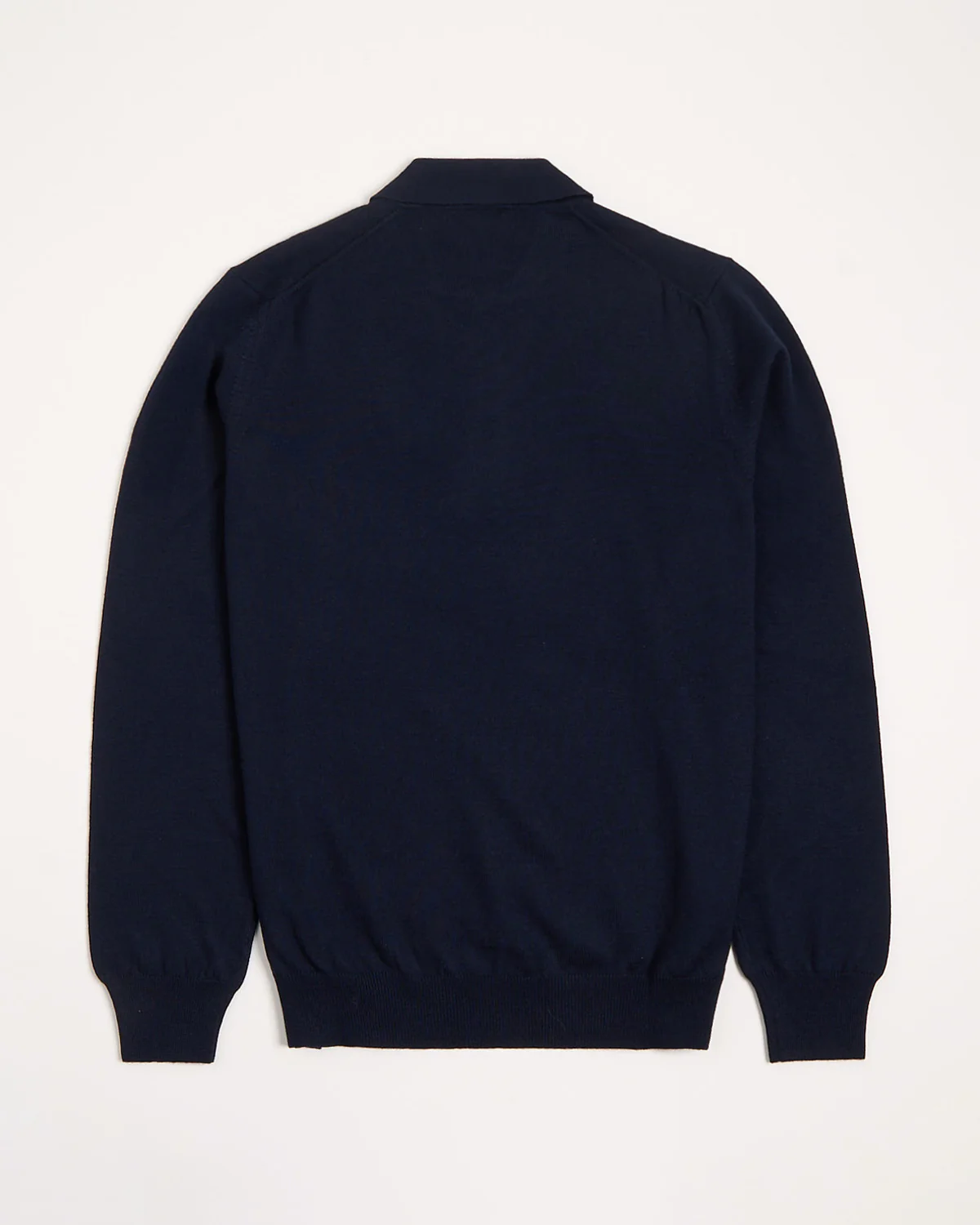 Long Sleeve Zip Wool Polo - Image 2