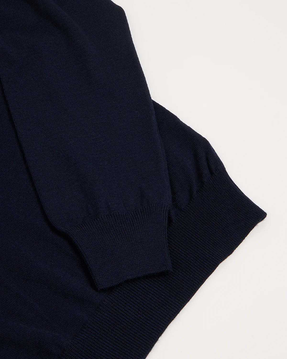 Long Sleeve Zip Wool Polo - Image 4