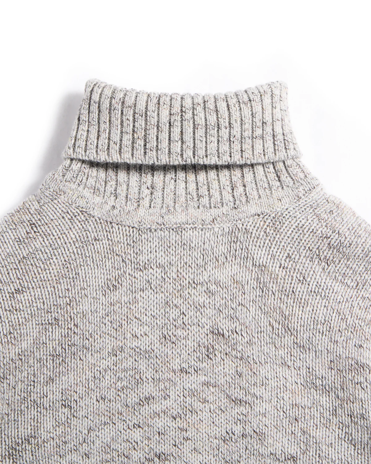 Printed Yarn Turtleneck Sweater - Image 4