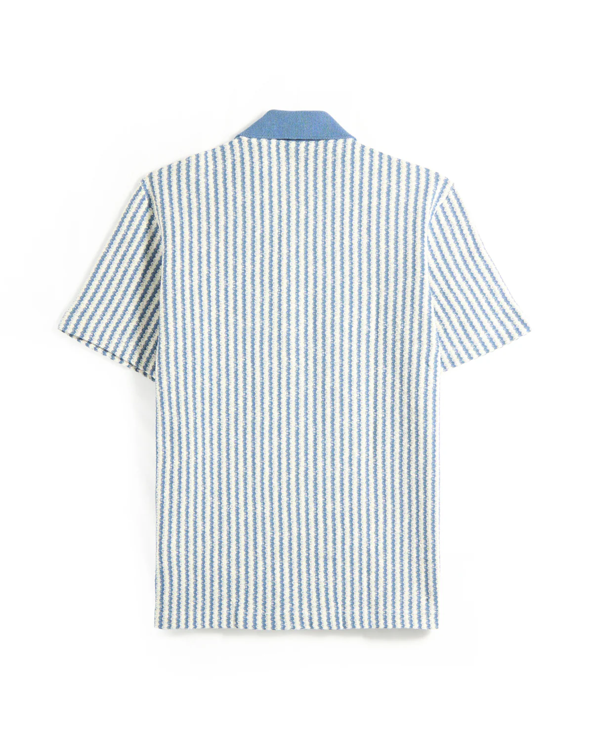 Ruschel Zig Zag Full Button Short Sleeve Overshirt - Image 3