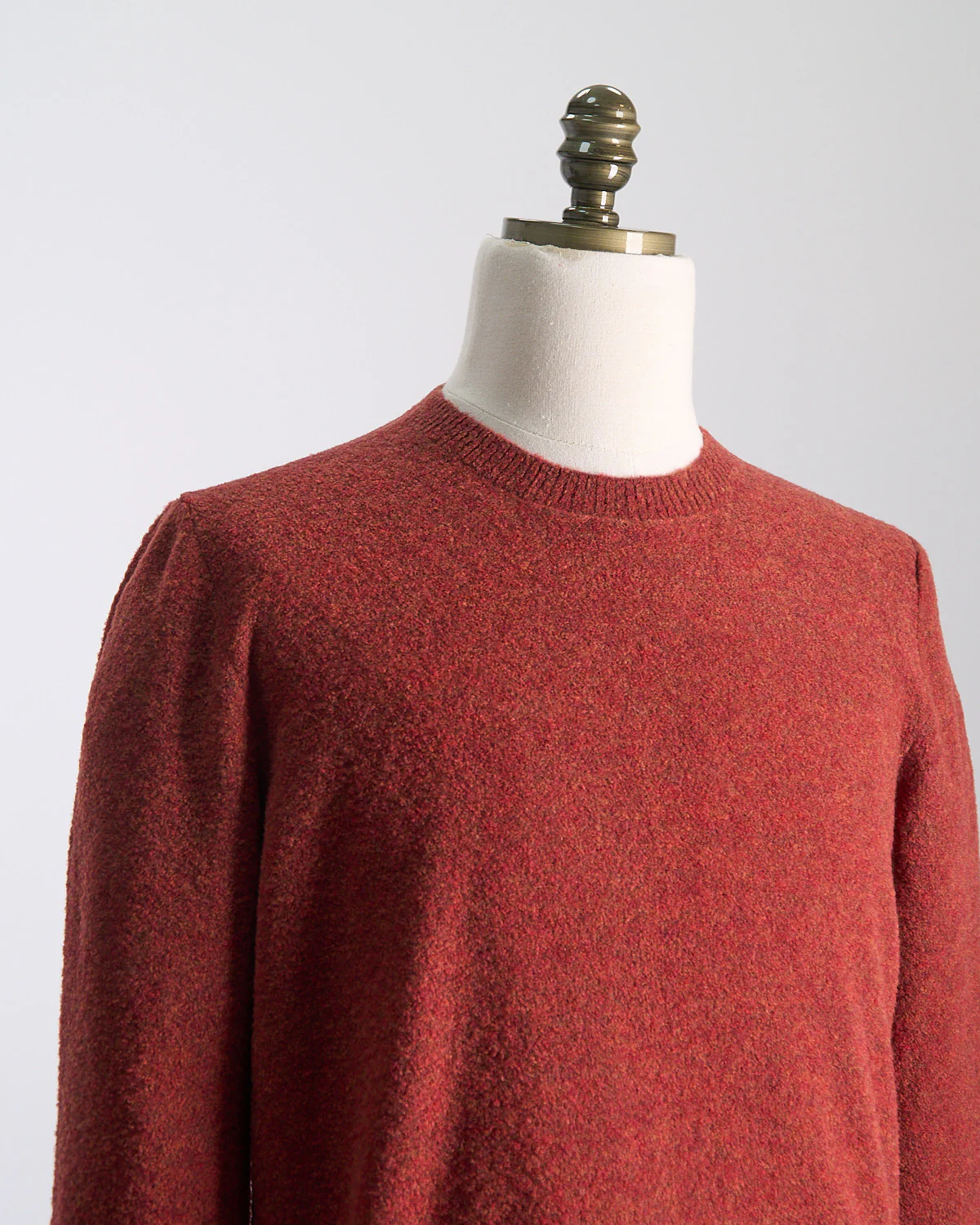 Wool Acrylic Crewneck Sweater - Image 4