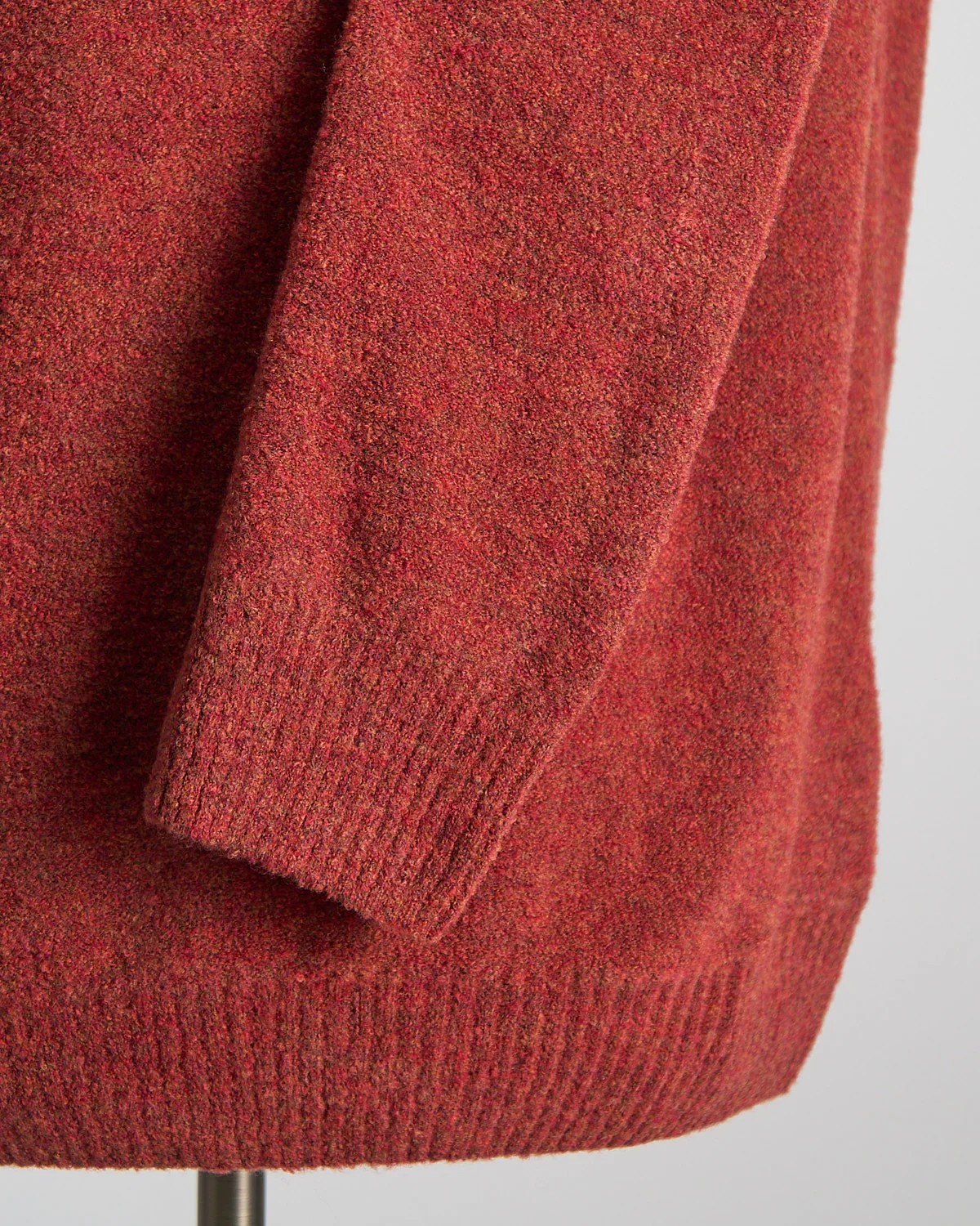 Wool Acrylic Crewneck Sweater - Image 6
