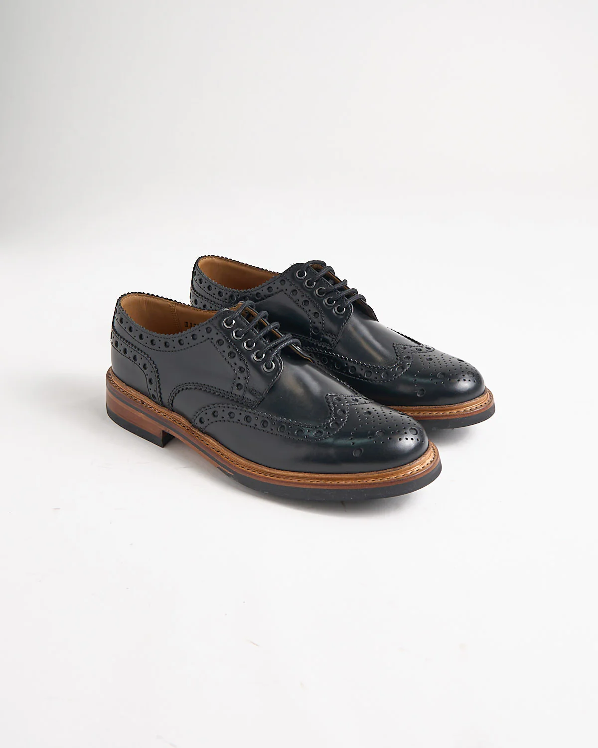Archie 113685 Black Calf Brogue Shoes