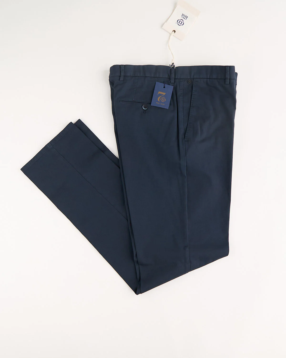 Cotton Flax Stretch Chinos