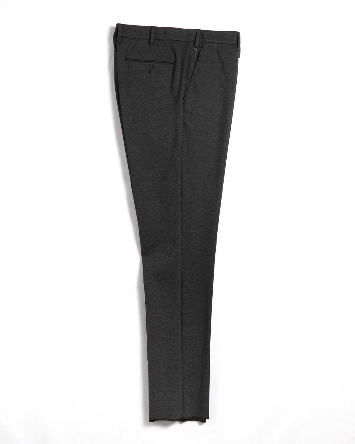 Technical Cotton Jersey Stretch Tailored Trousers - Image 3