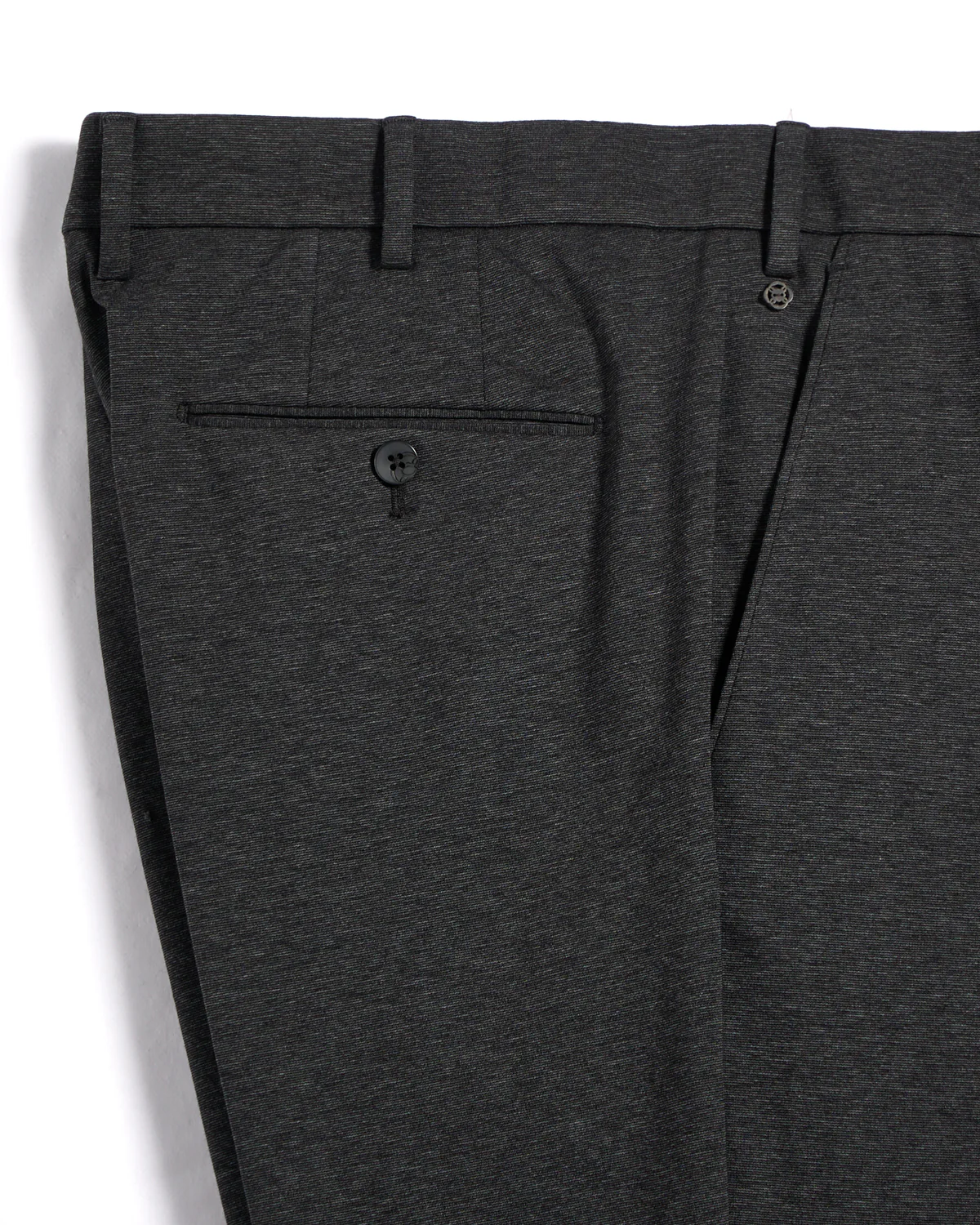 Technical Cotton Jersey Stretch Tailored Trousers - Image 5