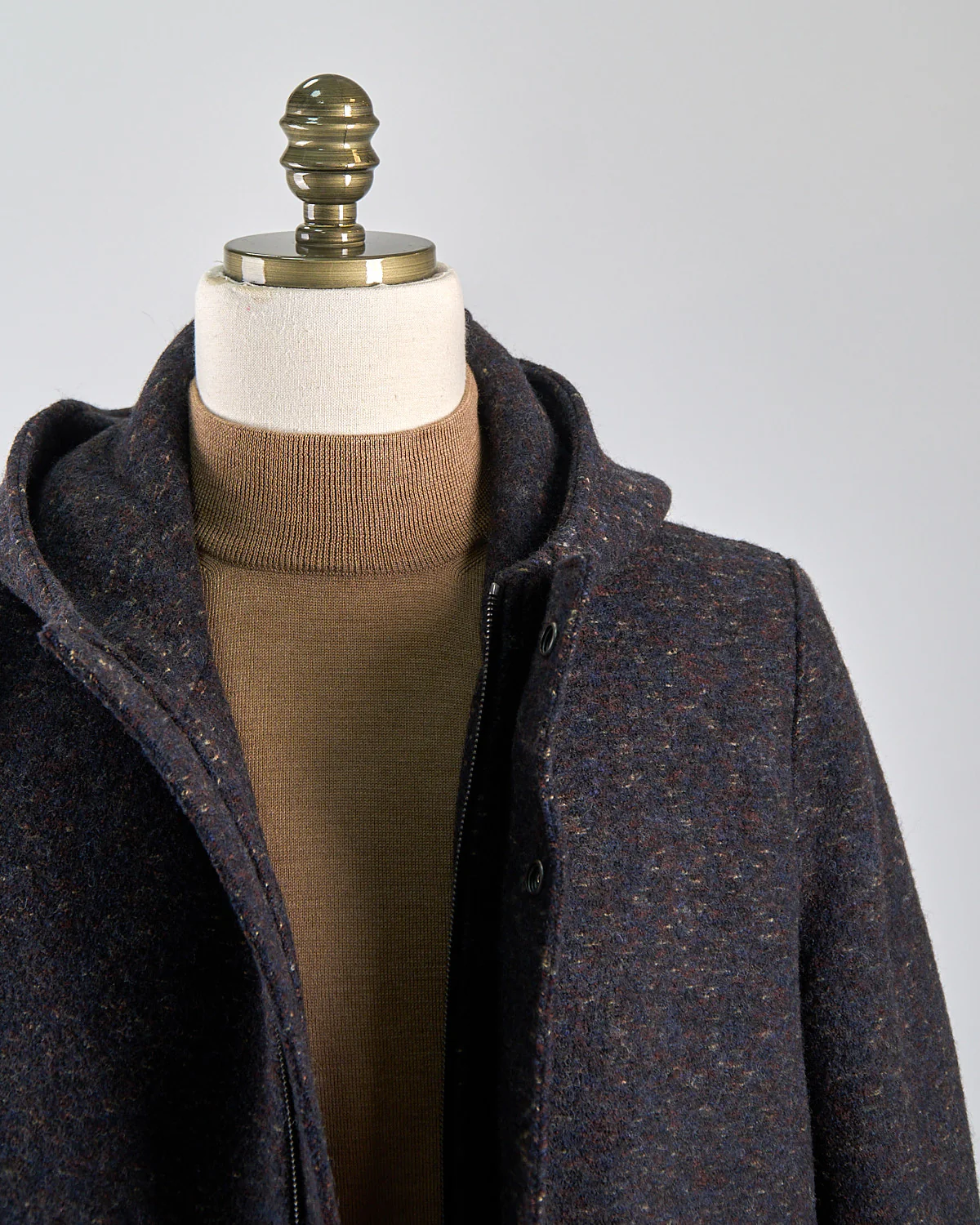 Boiled Wool Sweater Parka - Image 2