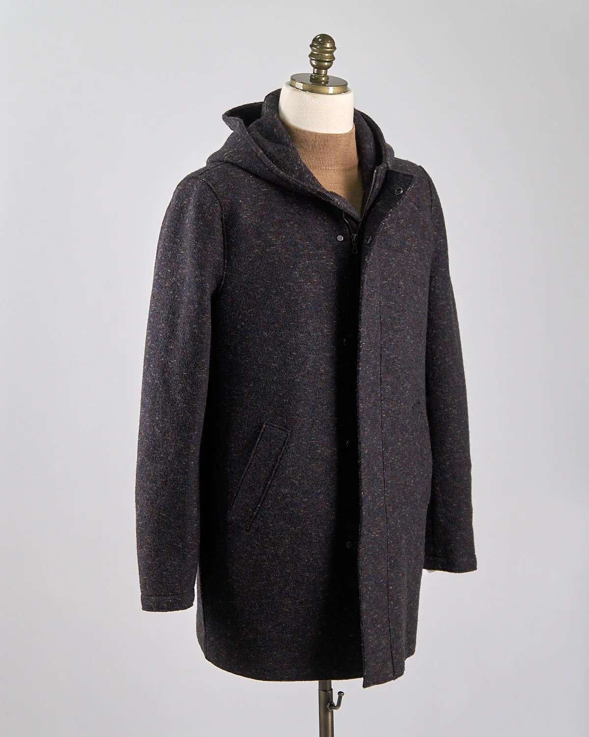 Boiled Wool Sweater Parka - Image 9