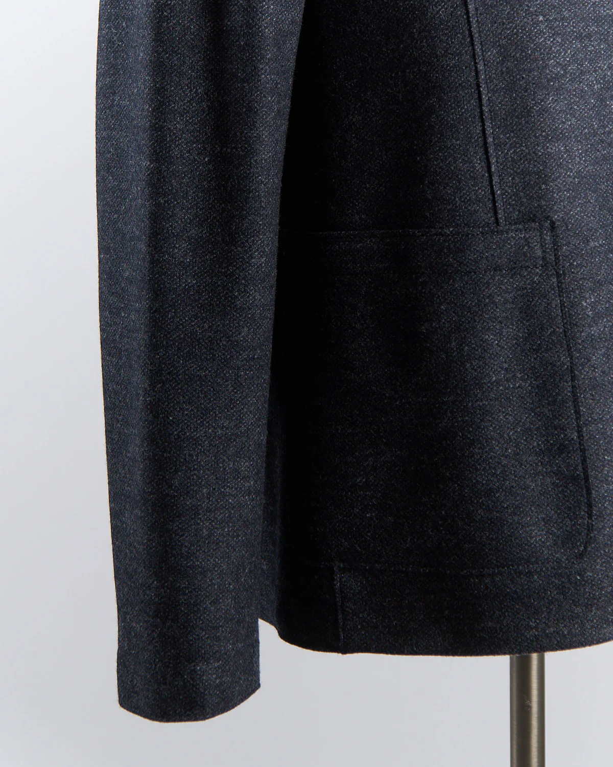 Luxury Vitale Barberis Pindot Stretch Knit Sweater Jacket - Image 4