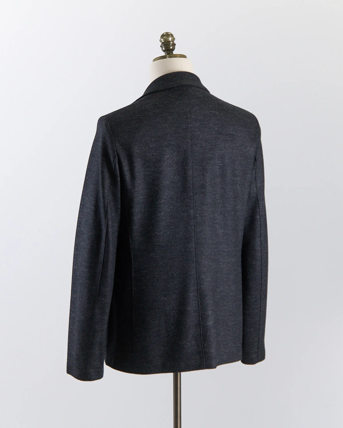 Luxury Vitale Barberis Pindot Stretch Knit Sweater Jacket - Image 9