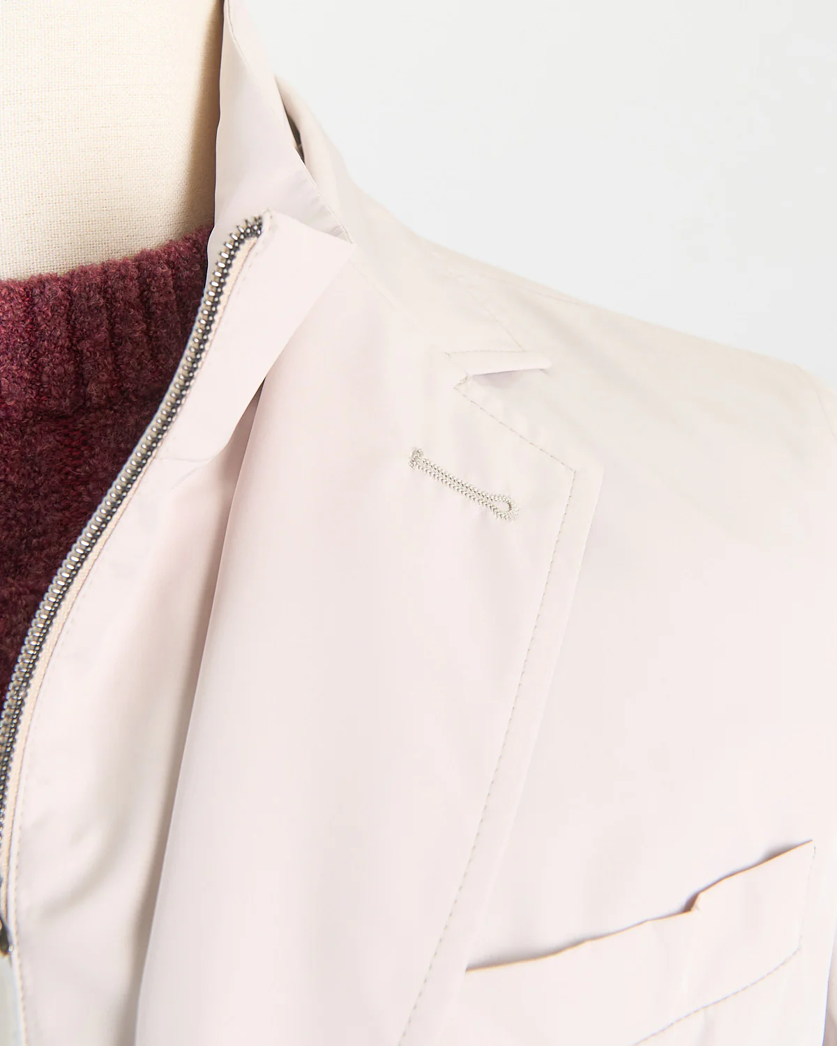 Byron Pressed Nylon Blazer With Detachable Windguard - Image 13